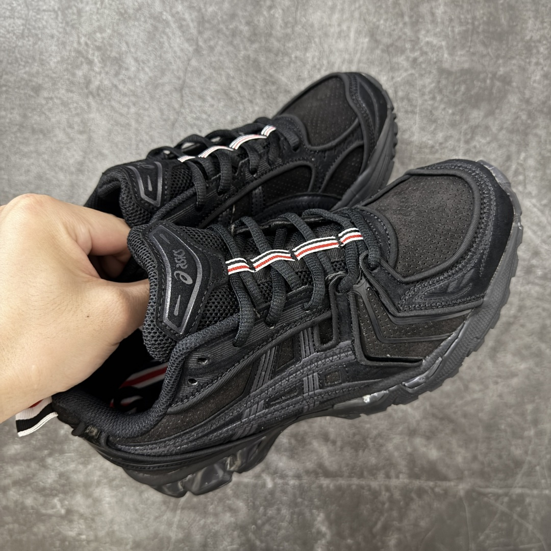 图片[3]-【首发版】亚瑟士Thom Browne TB x Asics Gel-Kayano 14系列GEL-K14 复古舒适 织物合成革减震防滑耐磨 低帮 休闲跑步鞋 原装纸板楦头开发 独家私模五层组合大底 原厂定制缓震硅胶加持 原盒原配 官方四联吊牌 一比一同步原鞋工艺和用料 后跟一样采用了GEL缓震胶 整体系列设计非常的科技感！ 锻炼跑步的同时让你一样时尚百搭！ 尺码：36-45-选品中心