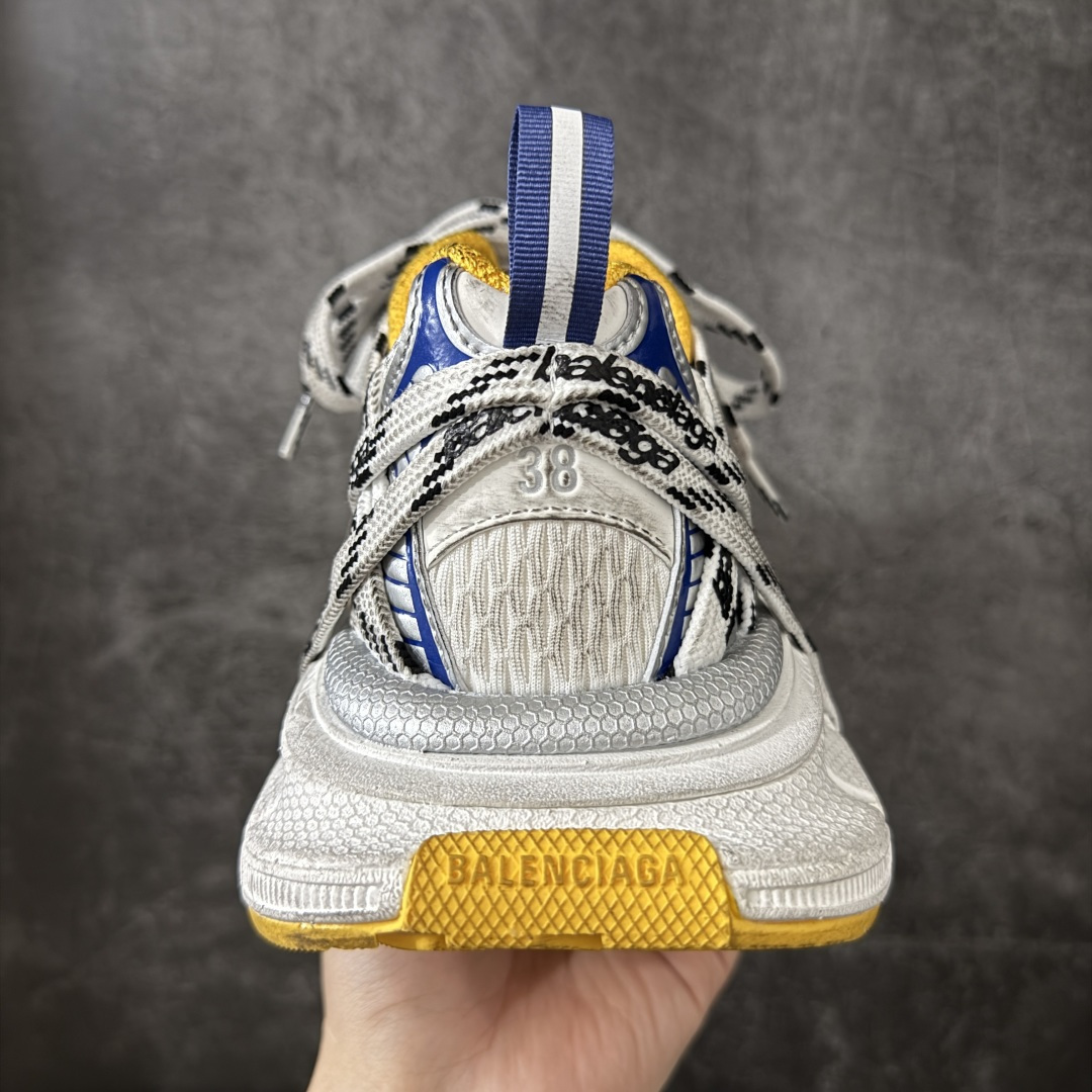 图片[4]-【XA版】Balenciaga 巴黎3XL 蜘蛛侠绑带 Balenciaga巴黎世家 24ss 绑带做旧款 巴黎十代网眼潮流百搭低帮老爹鞋 慢工出细活 出货即最强 皮料钢丝纹高频工艺 整体鞋面及大底做旧 网眼破坏磨毛效果 各个方面均无可挑剔 尺码：35-46 偏大一码 建议比正常运动鞋买小一号-选品中心