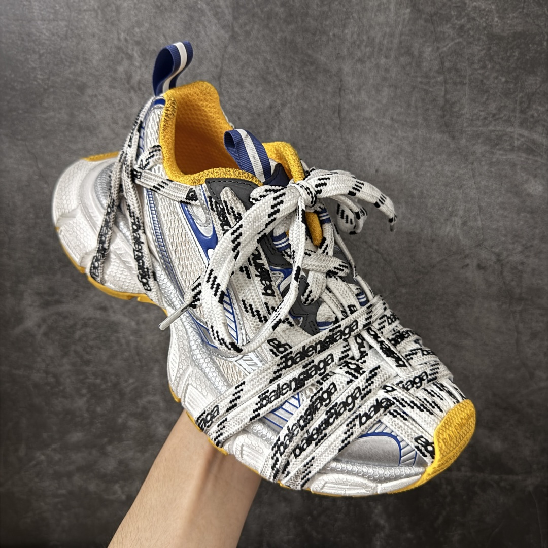 图片[3]-【XA版】Balenciaga 巴黎3XL 蜘蛛侠绑带 Balenciaga巴黎世家 24ss 绑带做旧款 巴黎十代网眼潮流百搭低帮老爹鞋 慢工出细活 出货即最强 皮料钢丝纹高频工艺 整体鞋面及大底做旧 网眼破坏磨毛效果 各个方面均无可挑剔 尺码：35-46 偏大一码 建议比正常运动鞋买小一号-选品中心