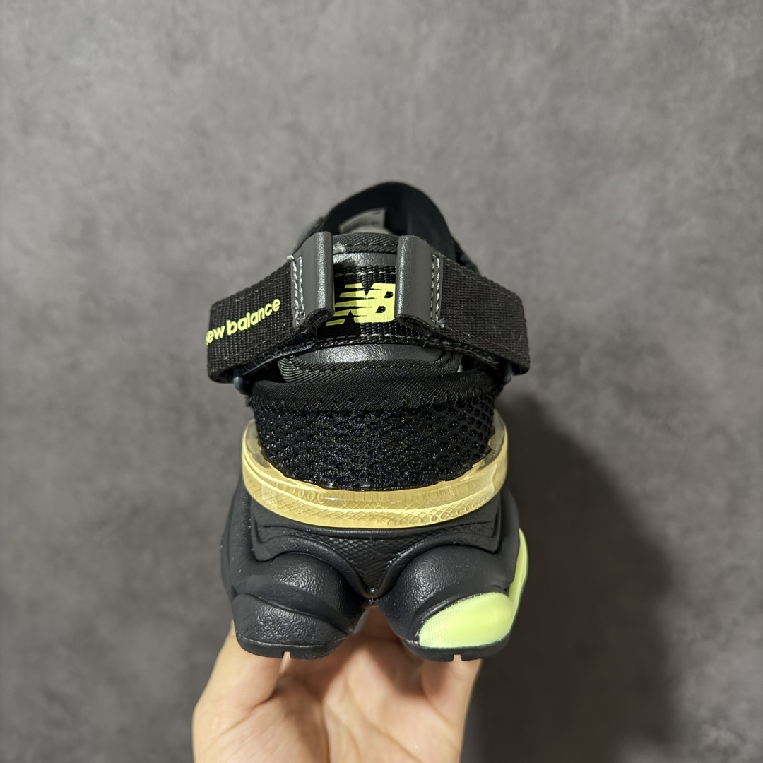 图片[4]-【公司级】全新春夏鞋款，全新NB新百伦New Balance U9060 系列复古百搭老爹风小象蹄机能风休闲运动凉鞋“网布黑电光紫绿茶”U9060915 采用纤维革组合网织布鞋面材质#中底嵌入ABZORB缓震科技材料及后跟嵌入TPU装饰条稳固❗️ 尺码：36 37 37.5 38 38.5 39.5 40 40.5 41.5 42 42.5 43 44 45-选品中心