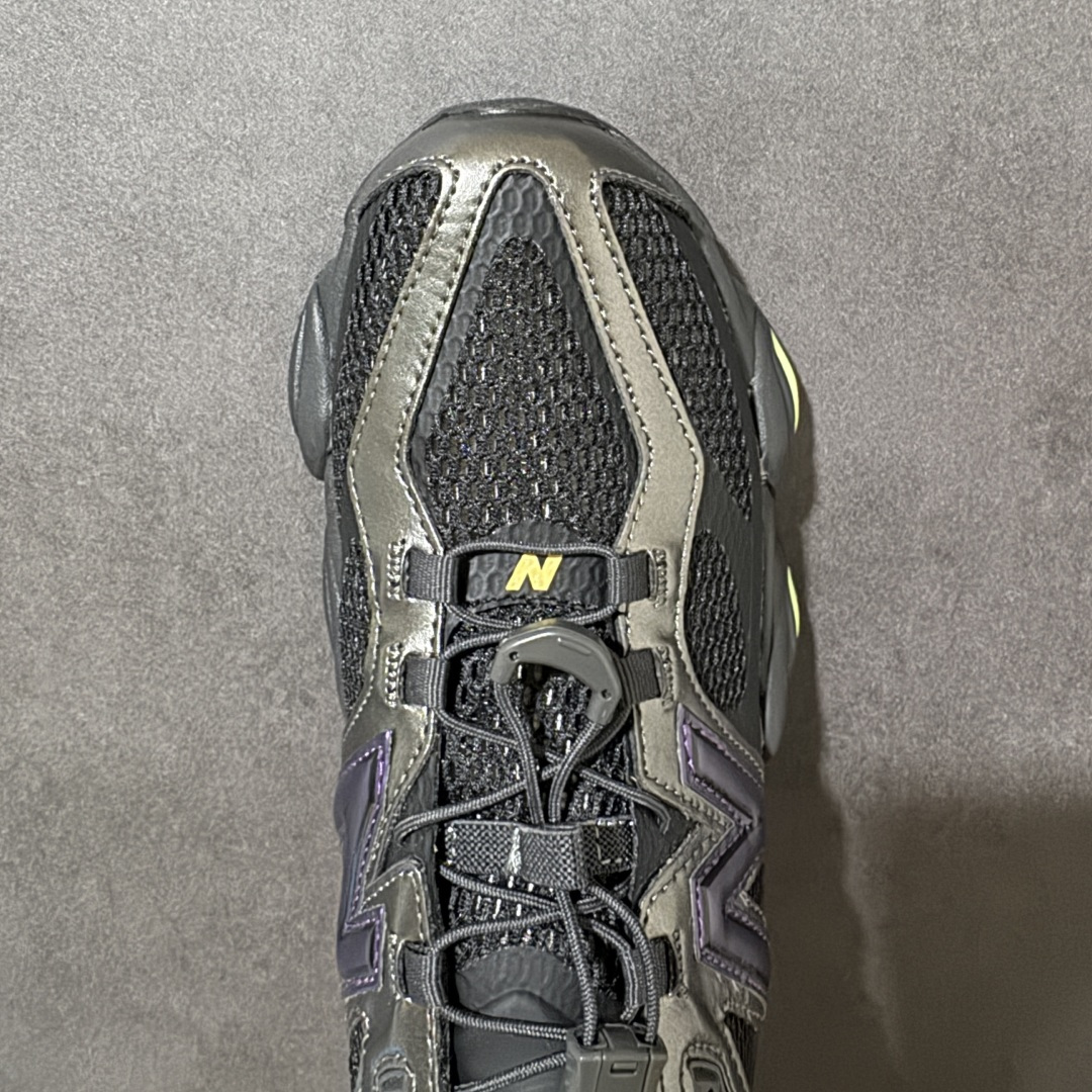 图片[5]-【公司级】全新春夏鞋款，全新NB新百伦New Balance U9060 系列复古百搭老爹风小象蹄机能风休闲运动凉鞋“网布黑电光紫绿茶”U9060915 采用纤维革组合网织布鞋面材质#中底嵌入ABZORB缓震科技材料及后跟嵌入TPU装饰条稳固❗️ 尺码：36 37 37.5 38 38.5 39.5 40 40.5 41.5 42 42.5 43 44 45-选品中心