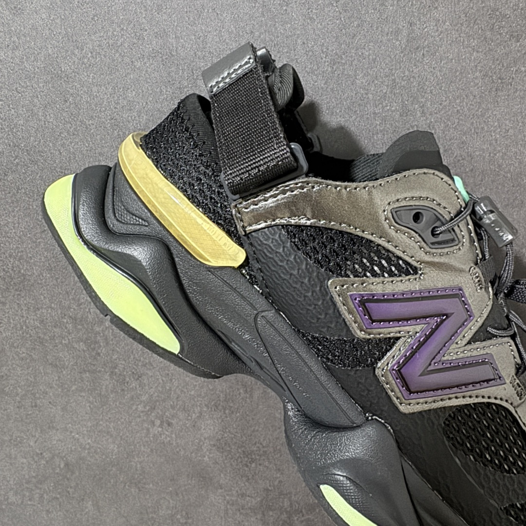 图片[7]-【公司级】全新春夏鞋款，全新NB新百伦New Balance U9060 系列复古百搭老爹风小象蹄机能风休闲运动凉鞋“网布黑电光紫绿茶”U9060915 采用纤维革组合网织布鞋面材质#中底嵌入ABZORB缓震科技材料及后跟嵌入TPU装饰条稳固❗️ 尺码：36 37 37.5 38 38.5 39.5 40 40.5 41.5 42 42.5 43 44 45-选品中心