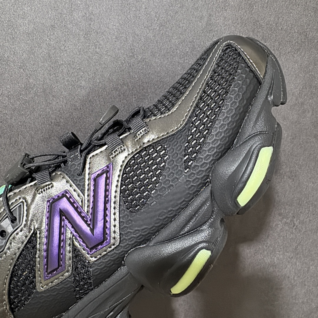 图片[8]-【公司级】全新春夏鞋款，全新NB新百伦New Balance U9060 系列复古百搭老爹风小象蹄机能风休闲运动凉鞋“网布黑电光紫绿茶”U9060915 采用纤维革组合网织布鞋面材质#中底嵌入ABZORB缓震科技材料及后跟嵌入TPU装饰条稳固❗️ 尺码：36 37 37.5 38 38.5 39.5 40 40.5 41.5 42 42.5 43 44 45-选品中心