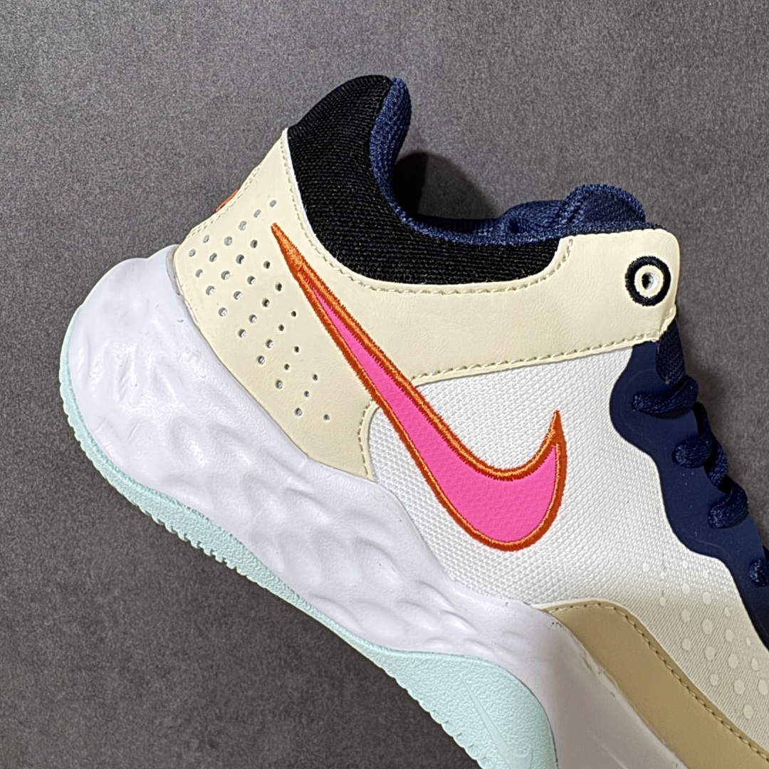 图片[7]-【公司级】Nike Fly By Mid 3 圆头系带织物 TPU 减震防滑耐磨抗冲击轻便回弹 低帮实战篮球鞋 鞋款整体以工程网布打造，搭配热熔膜动态飞线，鞋身两侧带有经典Swoosh LLogo，鞋舌处和后跟饰有Nike品牌标志，鞋身侧面和鞋舌上有透气孔，提供透气性；全掌Zoom Air气垫。室内抓地优秀，后掌缓震极限较高，Phylonn泡棉组合，人字纹，波浪纹橡胶外底。 货号：DD9311-103 尺码：40-46带半码-选品中心