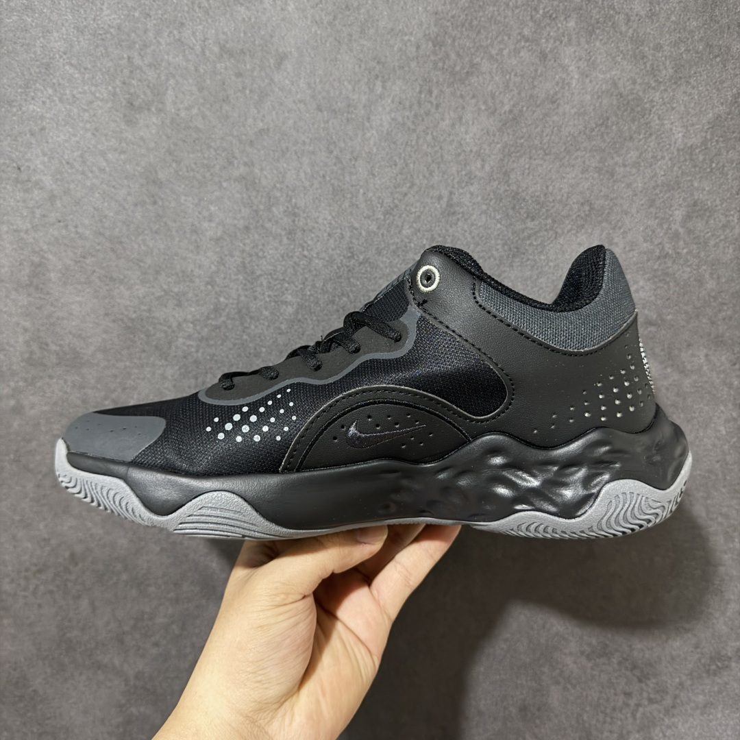 图片[2]-【公司级】Nike Fly By Mid 3 圆头系带织物 TPU 减震防滑耐磨抗冲击轻便回弹 低帮实战篮球鞋 鞋款整体以工程网布打造，搭配热熔膜动态飞线，鞋身两侧带有经典Swoosh LLogo，鞋舌处和后跟饰有Nike品牌标志，鞋身侧面和鞋舌上有透气孔，提供透气性；全掌Zoom Air气垫。室内抓地优秀，后掌缓震极限较高，Phylonn泡棉组合，人字纹，波浪纹橡胶外底。 货号：DD9311-001 尺码：40-46带半码-选品中心