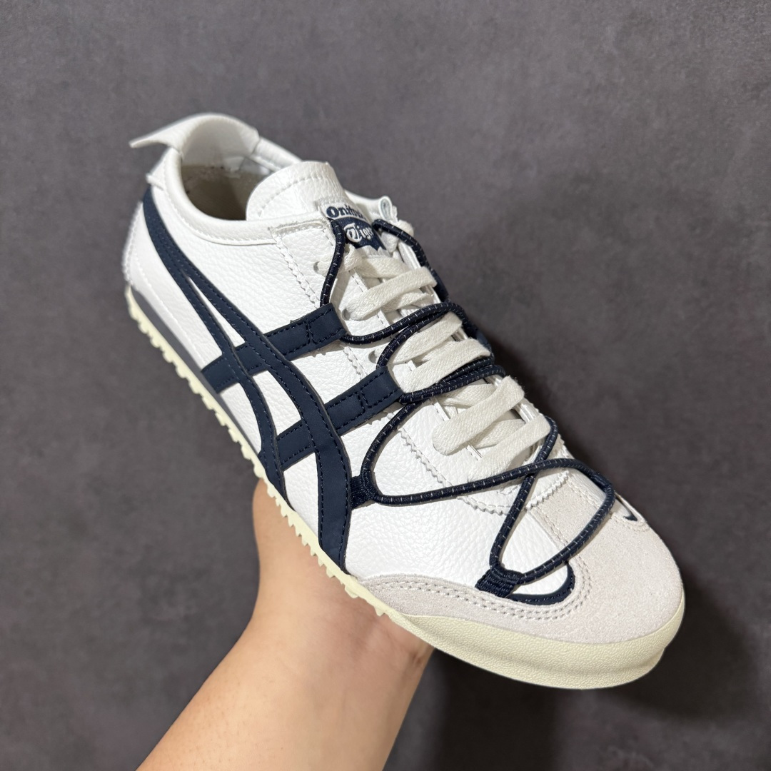图片[3]-【公司级】Onitsuka Tiger鬼塚虎 MEXICO 66 VINY 简约经典复古百搭日常通勤 生活休闲鞋 男女同款 米白色/深蓝 货号：1183C577-100 尺码：36-45-选品中心