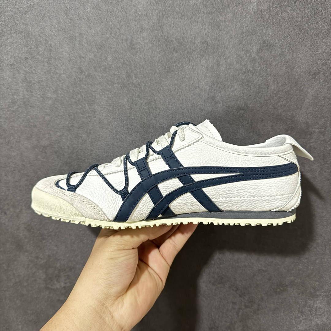 图片[2]-【公司级】Onitsuka Tiger鬼塚虎 MEXICO 66 VINY 简约经典复古百搭日常通勤 生活休闲鞋 男女同款 米白色/深蓝 货号：1183C577-100 尺码：36-45-选品中心