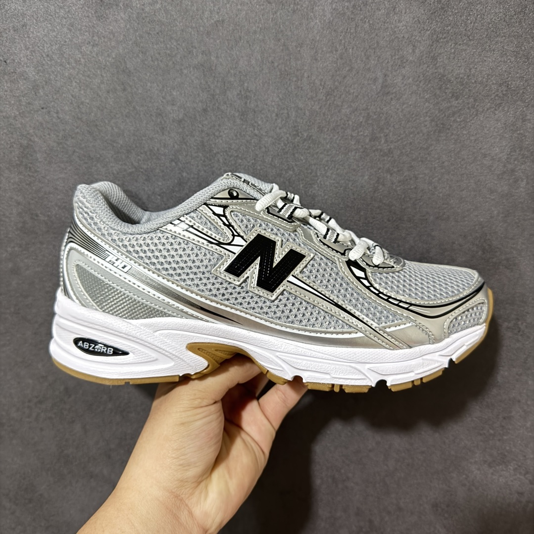 【公司级】New Balance NB 740 百搭舒适跑步鞋 男女同款 灰银色 货号：U740GB2 尺码：36-45-选品中心