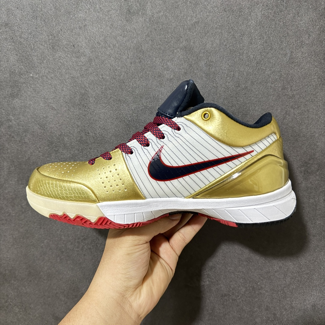 图片[2]-【公司级】Nike Zoom Kobe 4 Protro \”Gold Medal\” 白黑金 实战篮球鞋 货号：FQ3544-100 尺码：36-46-选品中心
