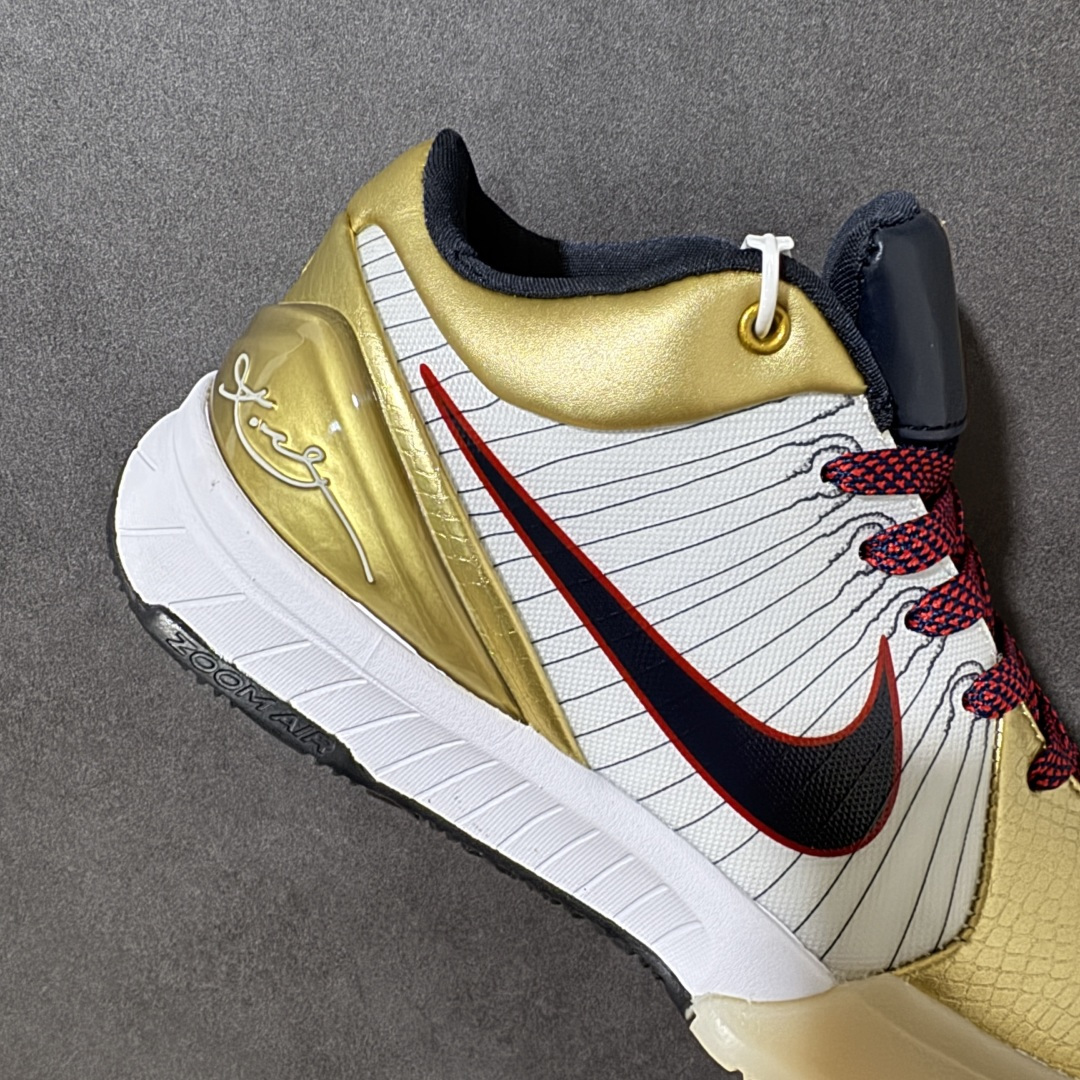 图片[7]-【公司级】Nike Zoom Kobe 4 Protro \”Gold Medal\” 白黑金 实战篮球鞋 货号：FQ3544-100 尺码：36-46-选品中心