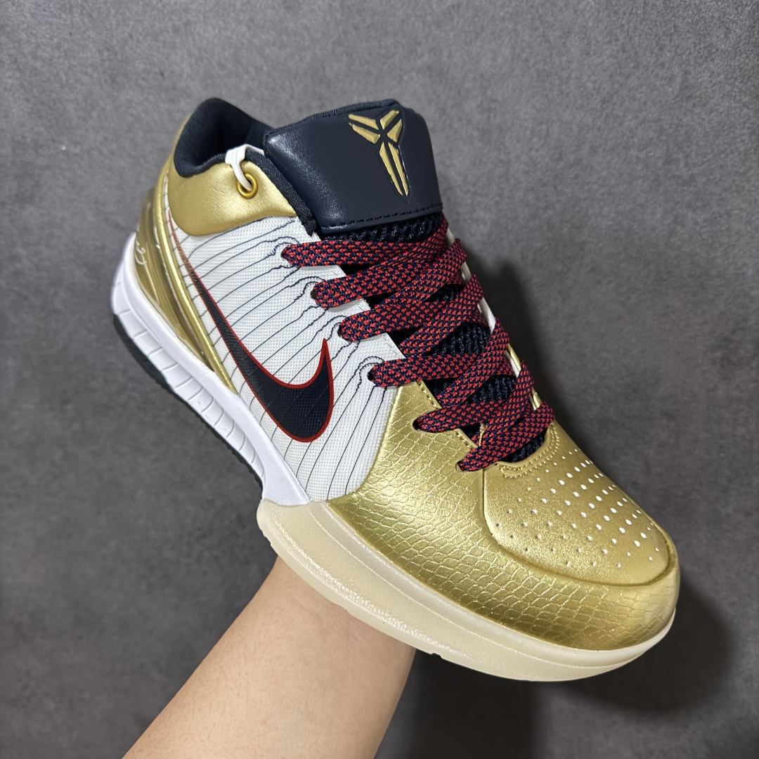 图片[3]-【公司级】Nike Zoom Kobe 4 Protro \”Gold Medal\” 白黑金 实战篮球鞋 货号：FQ3544-100 尺码：36-46-选品中心