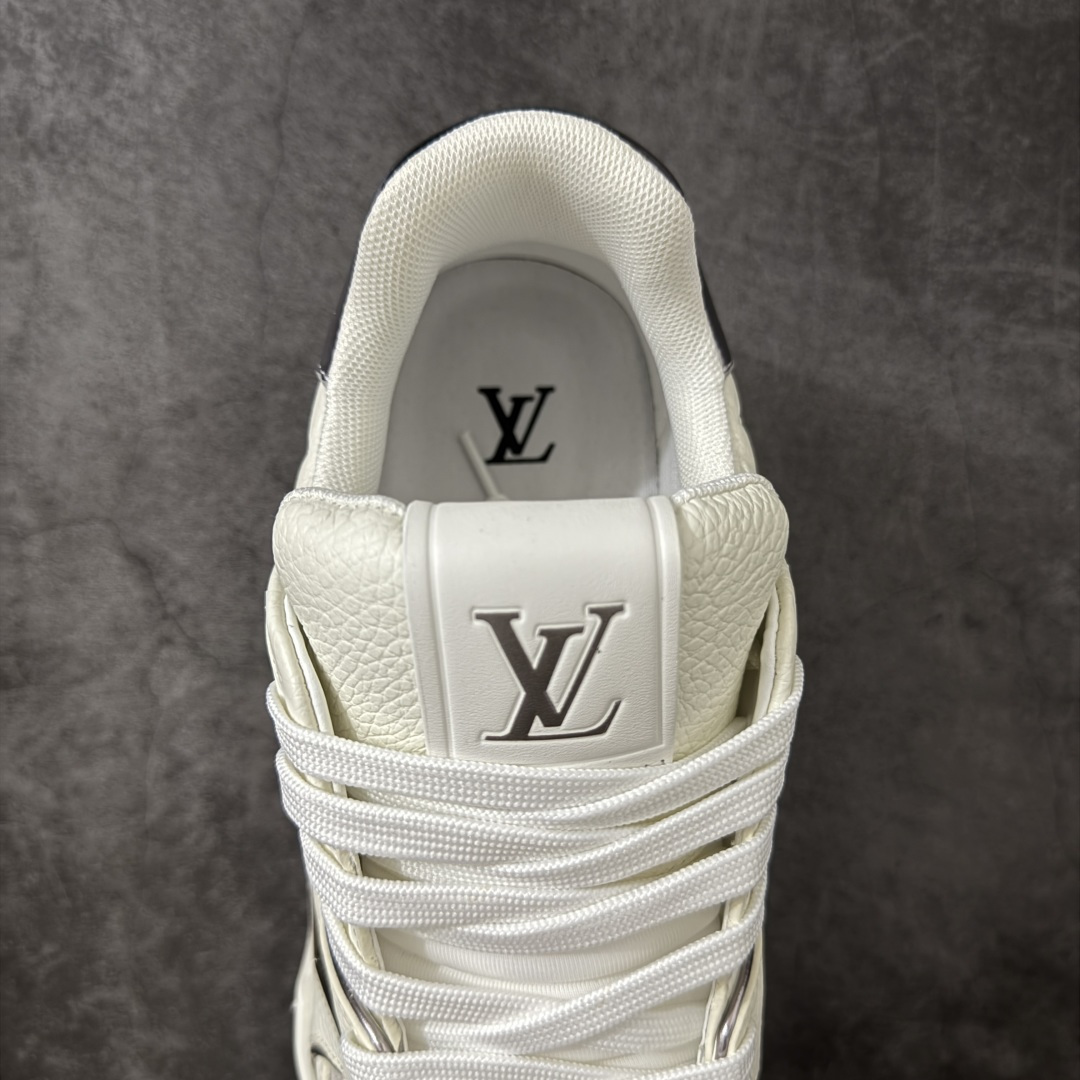 图片[8]-【广东纯原版】LV Louis Vuitton Trainer 低帮休闲板鞋 代购级别 ZP级全套包装 原版购入历时近两个月开发打造！ 经典多拼色超好看 原版完美楦型 调试了两个月 鞋面独家订制压纹粒面小牛皮 大底TPU、模具费2w+ 质感媲美原版 垫脚聚米微料加透气英伦网布 细节原版一致 ❗️请注意区分市面通货材料 版型 包装配件 尺码：39-46-选品中心