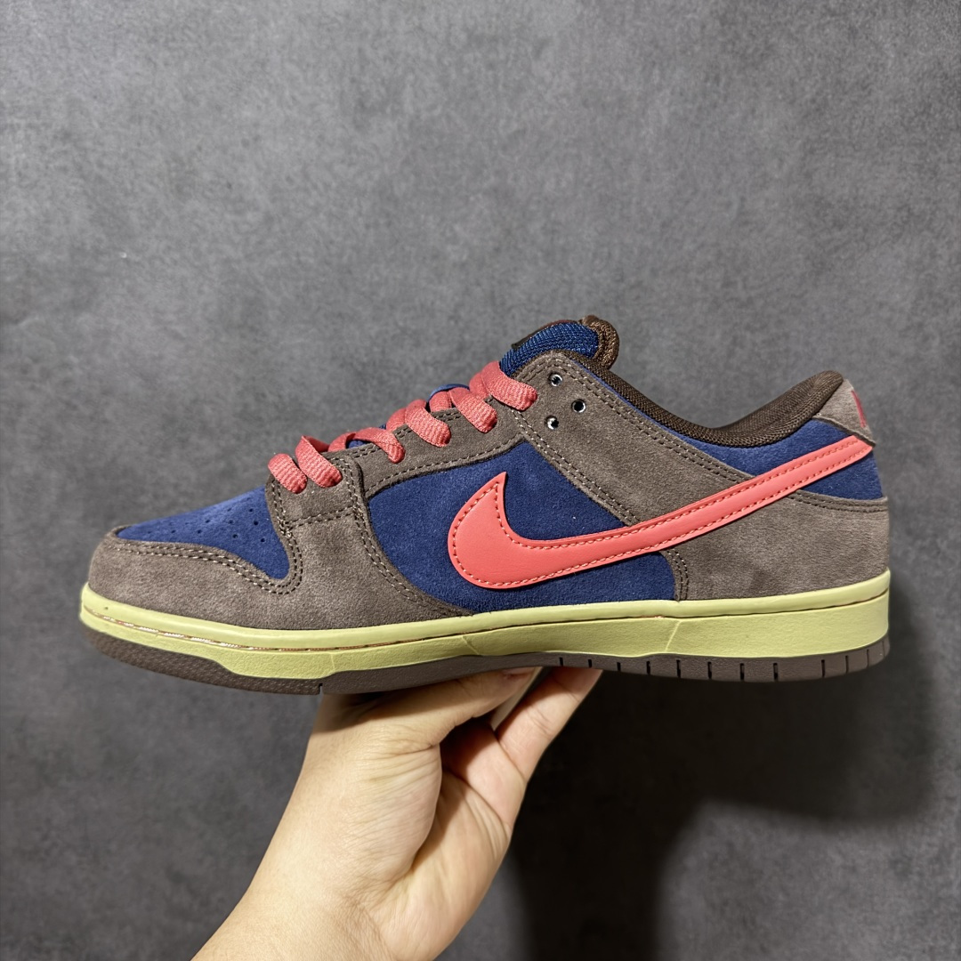 图片[2]-【公司级】Nike SB Dunk Low 棕红 低帮休闲板鞋 #大厂纯原品质出货 清洁度 电绣工艺 皮料切割干净无任何毛边 细节完美 货号：HQ1625-200 尺码：40-46-选品中心