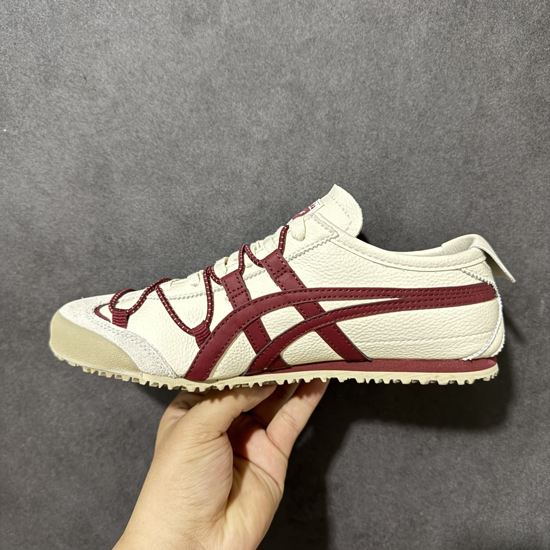 图片[2]-【公司级】渠道特供 Onitsuka Tiger鬼塚虎 MEXICO 66 VINY 绑带酒红 货号：1183C577-201 尺码：36 36.5 37.5 38 38.5 39 40 40.5 41 42 42.5 43 44 44.5 45-选品中心
