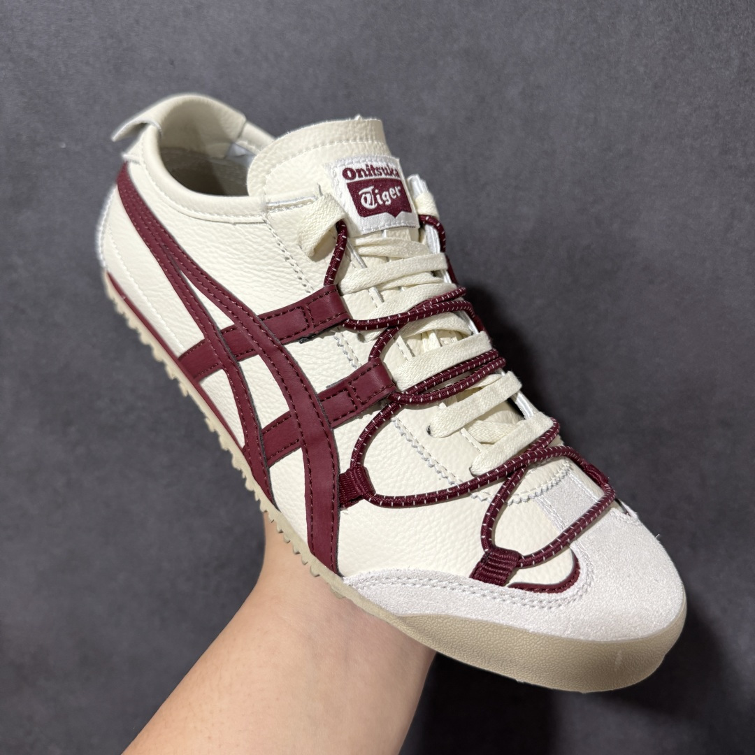 图片[3]-【公司级】渠道特供 Onitsuka Tiger鬼塚虎 MEXICO 66 VINY 绑带酒红 货号：1183C577-201 尺码：36 36.5 37.5 38 38.5 39 40 40.5 41 42 42.5 43 44 44.5 45-选品中心