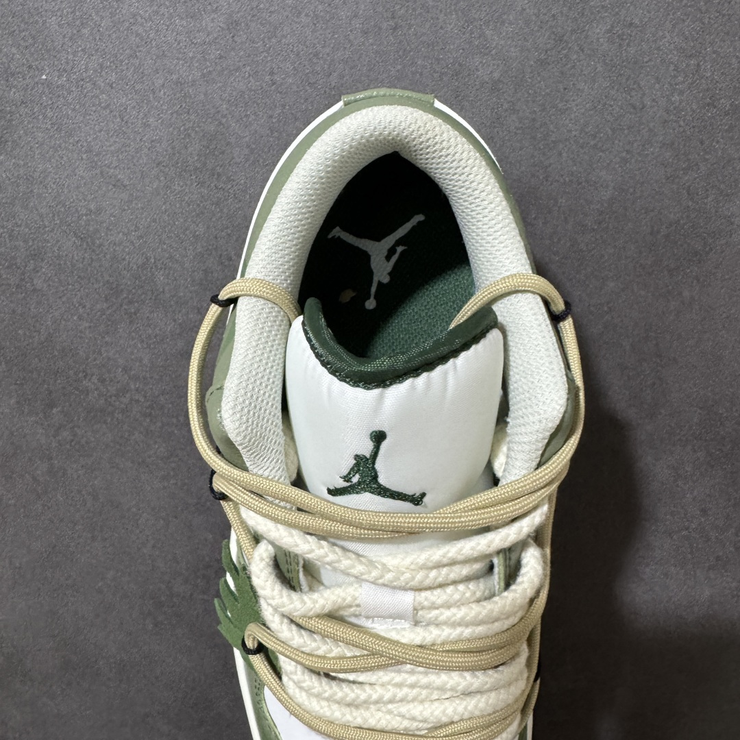 图片[6]-【定制版】Jordan Air Jordan 1 清竹林 国风礼盒 舒适百搭 潮流通勤 耐磨透气 低帮 复古篮球鞋 绿 货号：FQ7687-300(TeamA-青竹林) 尺码：36-46-选品中心