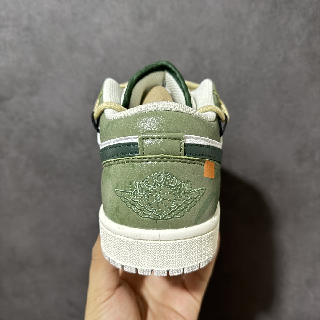 图片[4]-【定制版】Jordan Air Jordan 1 清竹林 国风礼盒 舒适百搭 潮流通勤 耐磨透气 低帮 复古篮球鞋 绿 货号：FQ7687-300(TeamA-青竹林) 尺码：36-46-选品中心