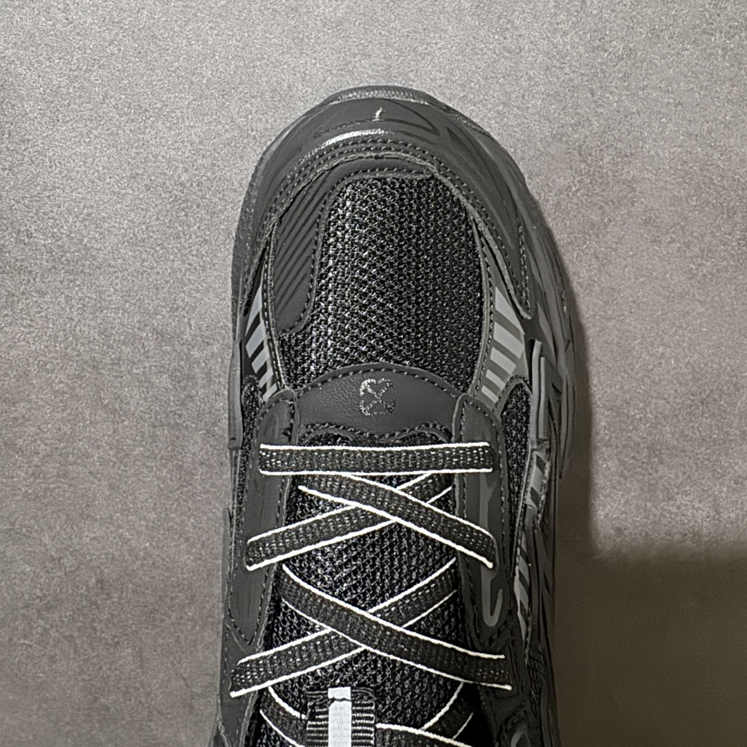 图片[5]-【公司级】Off-White OW Be Right Back 最新款跑鞋 复古休闲鞋 性价比正确版 原楦原纸板数据开发 #鞋面采用3d立体打印和多种材料拼接而成#防滑耐磨透气性轻便跑鞋 作为曾经爆火 并且定位奢潮领域的标志性品牌 Off-White 仍需要不断更新符合当下潮流时尚的复古运动鞋款，以期收获基本盘消费者的关注 此次更新的 Off-White 新款运动鞋将经典复古老爹鞋细节设计更加夸张化 并将标志性箭头设计置于显著位置 除此之外 整个系列的色彩搭配也可谓纷繁多样 总有一款适合你 尺码：40-45-选品中心