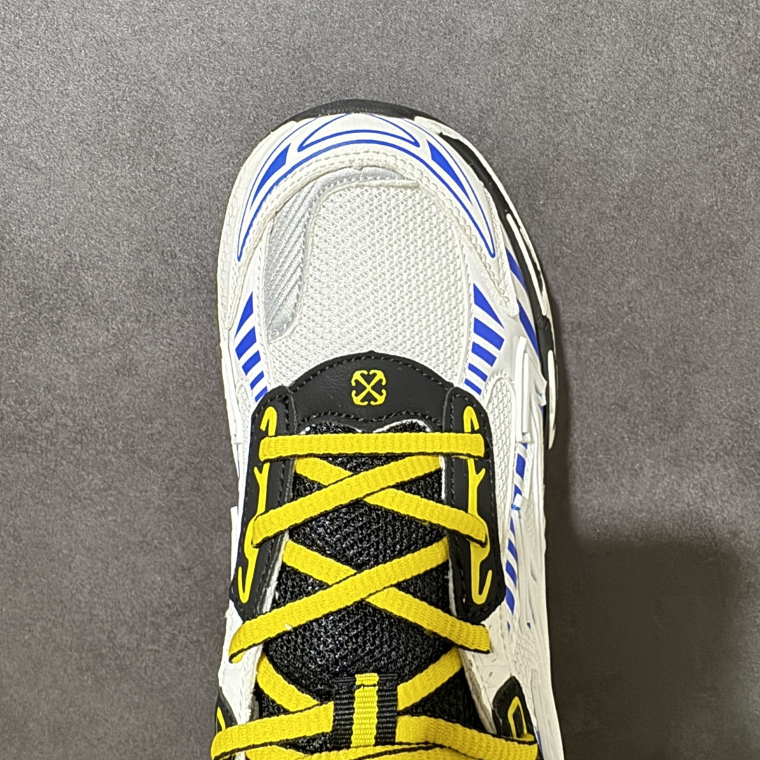 图片[5]-【公司级】Off-White OW Be Right Back 最新款跑鞋 复古休闲鞋 性价比正确版 原楦原纸板数据开发 #鞋面采用3d立体打印和多种材料拼接而成#防滑耐磨透气性轻便跑鞋 作为曾经爆火 并且定位奢潮领域的标志性品牌 Off-White 仍需要不断更新符合当下潮流时尚的复古运动鞋款，以期收获基本盘消费者的关注 此次更新的 Off-White 新款运动鞋将经典复古老爹鞋细节设计更加夸张化 并将标志性箭头设计置于显著位置 除此之外 整个系列的色彩搭配也可谓纷繁多样 总有一款适合你 尺码：40-45-选品中心