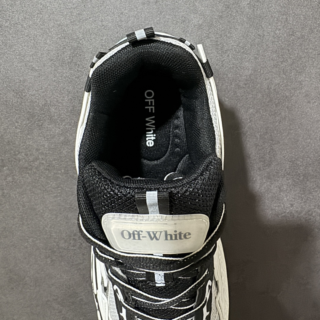 图片[6]-【公司级】Off-White OW Be Right Back 最新款跑鞋 复古休闲鞋 性价比正确版 原楦原纸板数据开发 #鞋面采用3d立体打印和多种材料拼接而成#防滑耐磨透气性轻便跑鞋 作为曾经爆火 并且定位奢潮领域的标志性品牌 Off-White 仍需要不断更新符合当下潮流时尚的复古运动鞋款，以期收获基本盘消费者的关注 此次更新的 Off-White 新款运动鞋将经典复古老爹鞋细节设计更加夸张化 并将标志性箭头设计置于显著位置 除此之外 整个系列的色彩搭配也可谓纷繁多样 总有一款适合你 尺码：40-45-选品中心