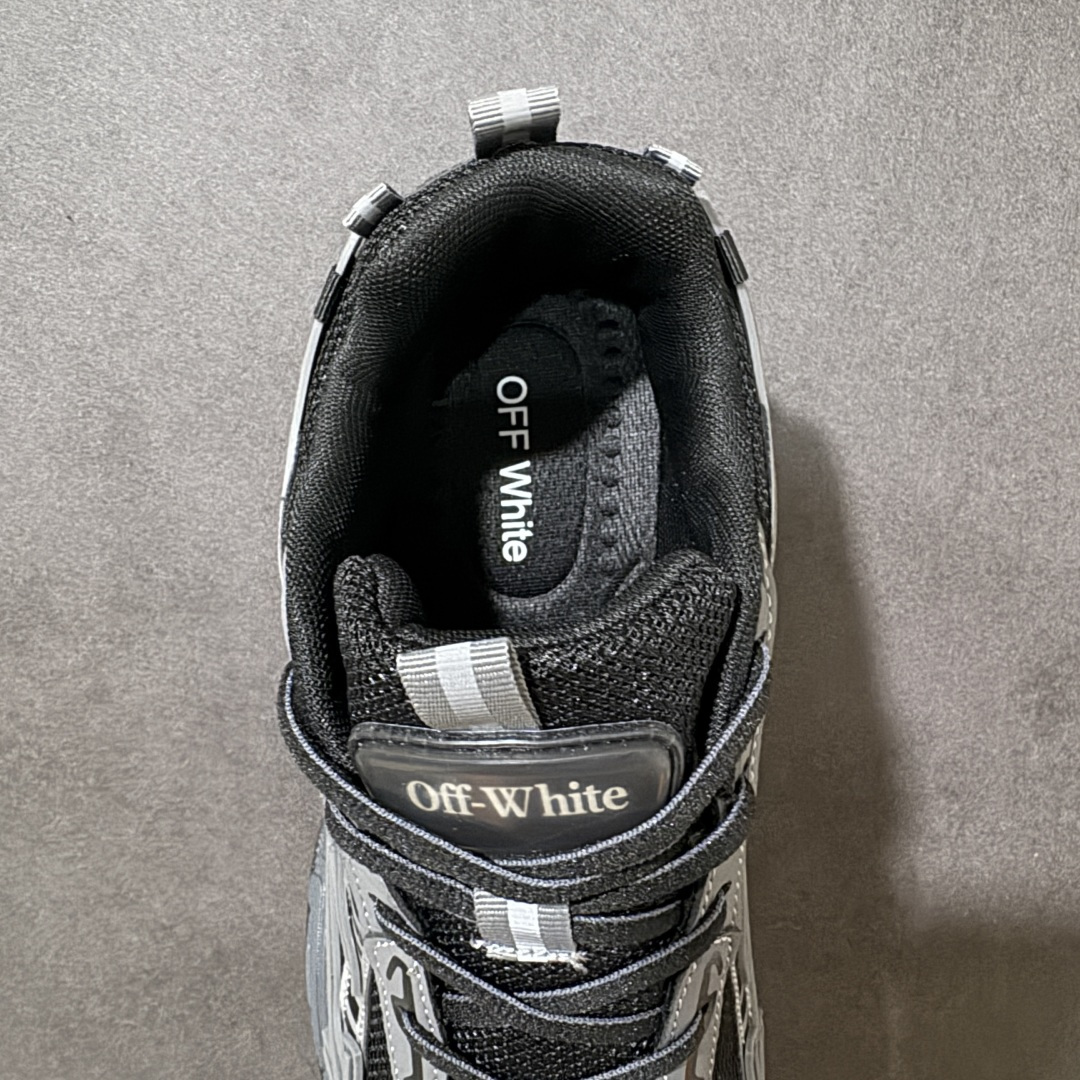 图片[6]-【公司级】Off-White OW Be Right Back 最新款跑鞋 复古休闲鞋 性价比正确版 原楦原纸板数据开发 #鞋面采用3d立体打印和多种材料拼接而成#防滑耐磨透气性轻便跑鞋 作为曾经爆火 并且定位奢潮领域的标志性品牌 Off-White 仍需要不断更新符合当下潮流时尚的复古运动鞋款，以期收获基本盘消费者的关注 此次更新的 Off-White 新款运动鞋将经典复古老爹鞋细节设计更加夸张化 并将标志性箭头设计置于显著位置 除此之外 整个系列的色彩搭配也可谓纷繁多样 总有一款适合你 尺码：40-45-选品中心