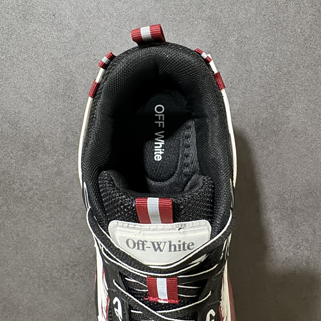 图片[6]-【公司级】Off-White OW Be Right Back 最新款跑鞋 复古休闲鞋 性价比正确版 原楦原纸板数据开发 #鞋面采用3d立体打印和多种材料拼接而成#防滑耐磨透气性轻便跑鞋 作为曾经爆火 并且定位奢潮领域的标志性品牌 Off-White 仍需要不断更新符合当下潮流时尚的复古运动鞋款，以期收获基本盘消费者的关注 此次更新的 Off-White 新款运动鞋将经典复古老爹鞋细节设计更加夸张化 并将标志性箭头设计置于显著位置 除此之外 整个系列的色彩搭配也可谓纷繁多样 总有一款适合你 尺码：40-45-选品中心