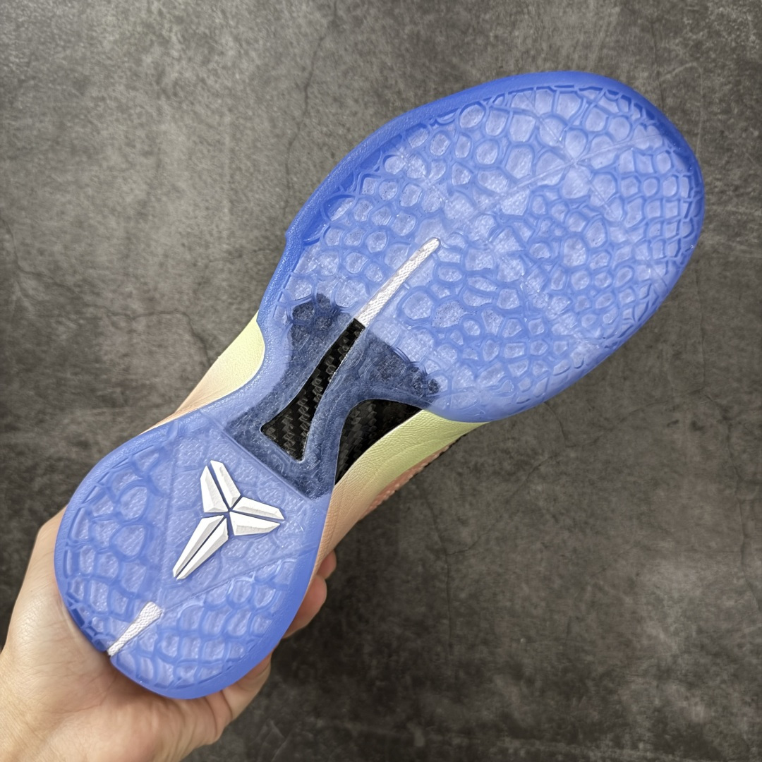 图片[9]-【MX纯原】NK Zoom Kobe 6 Protro 科比六代—PE 科比6布伦森 日出 PE2026-100 圈内顶级批次 完美复刻公司货 前掌超大Zoom Turbo气垫 后掌EVA缓震 真正的原汁原味 还原ZP脚感 全身鞋材卡料色独家定制 唯一正确喷漆工艺Swoosh 正确凹凸蛇鳞工艺 正确鞋面渐变效果 内全置真动飞态线 独立原厂模具 最大尺码达到48.5码 首批不拼图大几率过验 亲测已过 支持各种高强度实战 无需担心 上脚价 补货周期极长 脚宽建议买大半码 科比系列前掌偏窄 不影响二次销售 支持七天无理由退换 尺码：39 40 40.5 41 42 42.5 43 44 44.5 45 45.5 46 47.5 48 49.5-选品中心