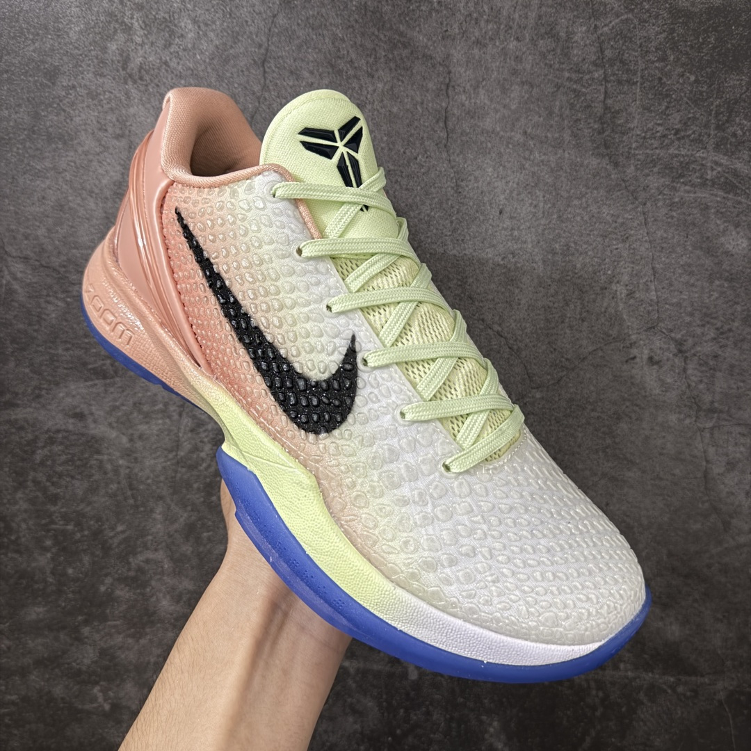 图片[3]-【MX纯原】NK Zoom Kobe 6 Protro 科比六代—PE 科比6布伦森 日出 PE2026-100 圈内顶级批次 完美复刻公司货 前掌超大Zoom Turbo气垫 后掌EVA缓震 真正的原汁原味 还原ZP脚感 全身鞋材卡料色独家定制 唯一正确喷漆工艺Swoosh 正确凹凸蛇鳞工艺 正确鞋面渐变效果 内全置真动飞态线 独立原厂模具 最大尺码达到48.5码 首批不拼图大几率过验 亲测已过 支持各种高强度实战 无需担心 上脚价 补货周期极长 脚宽建议买大半码 科比系列前掌偏窄 不影响二次销售 支持七天无理由退换 尺码：39 40 40.5 41 42 42.5 43 44 44.5 45 45.5 46 47.5 48 49.5-选品中心