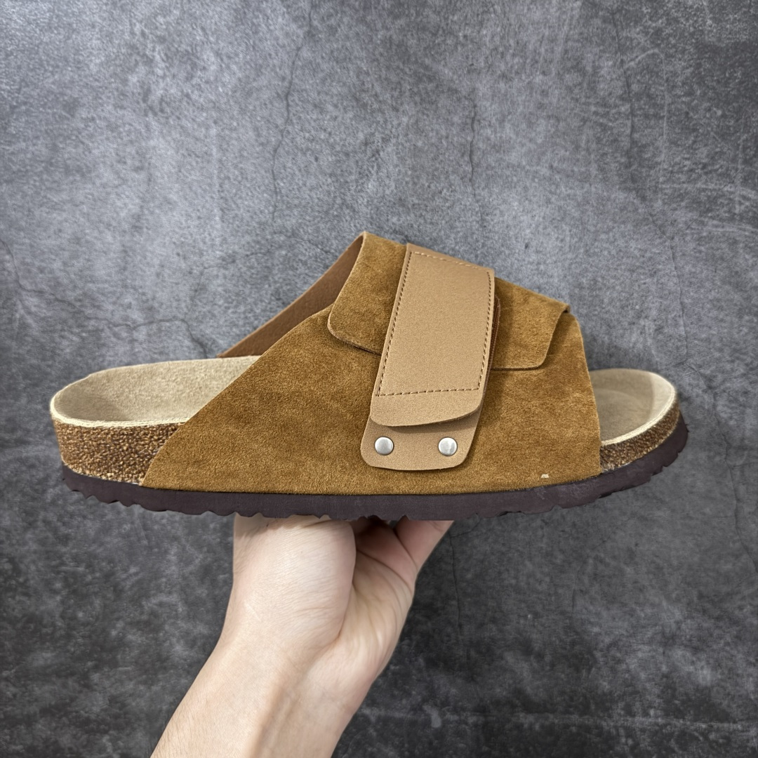 【莞顶G版】Birkenstock\\t 勃肯/博肯软木软底 一体休闲鞋 半拖 棕色 品质升级版 市场最好品质 十年ZP代工厂老师傅工艺 纯手工打造原汁原味博肯 市场最强版 没有之一 尺码： 35-45-选品中心