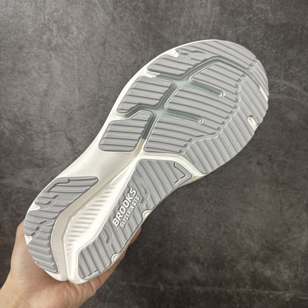图片[9]-【BT纯原】Brooks Glycerin 23 布鲁克斯甘油 男女同款 正宗发泡超临界跑鞋 鞋面透气网眼 穿着舒适四季能穿 鞋面采用原厂甲卡梭织布此工艺只有DG那边才能做好 中底采用 DNA Tuned 超临界发泡 前掌DNA FLASH V2 抓地防滑耐磨 轻量竞速 日常跑步/马拉松/通勤最适合不过 超临界：核心特点 材质与脚感：采用EVA与TPU混合的超临界发泡材料，脚感软弹，回弹比Ortholite更快，重量更轻（单只约150克），能有效提升能量回馈，目前算最核心的中底！ ​采用原厂1：1 原盒原标 原厂欧索奈鞋垫 一切细节 做工以及脚感均做到完美还原 欢迎品鉴💪 尺码：35.5 36 36.5 37.5 38 38.5 39 40 40.5 41 42 42.5 43 44 44.5 45 46 46.5 47.5-选品中心
