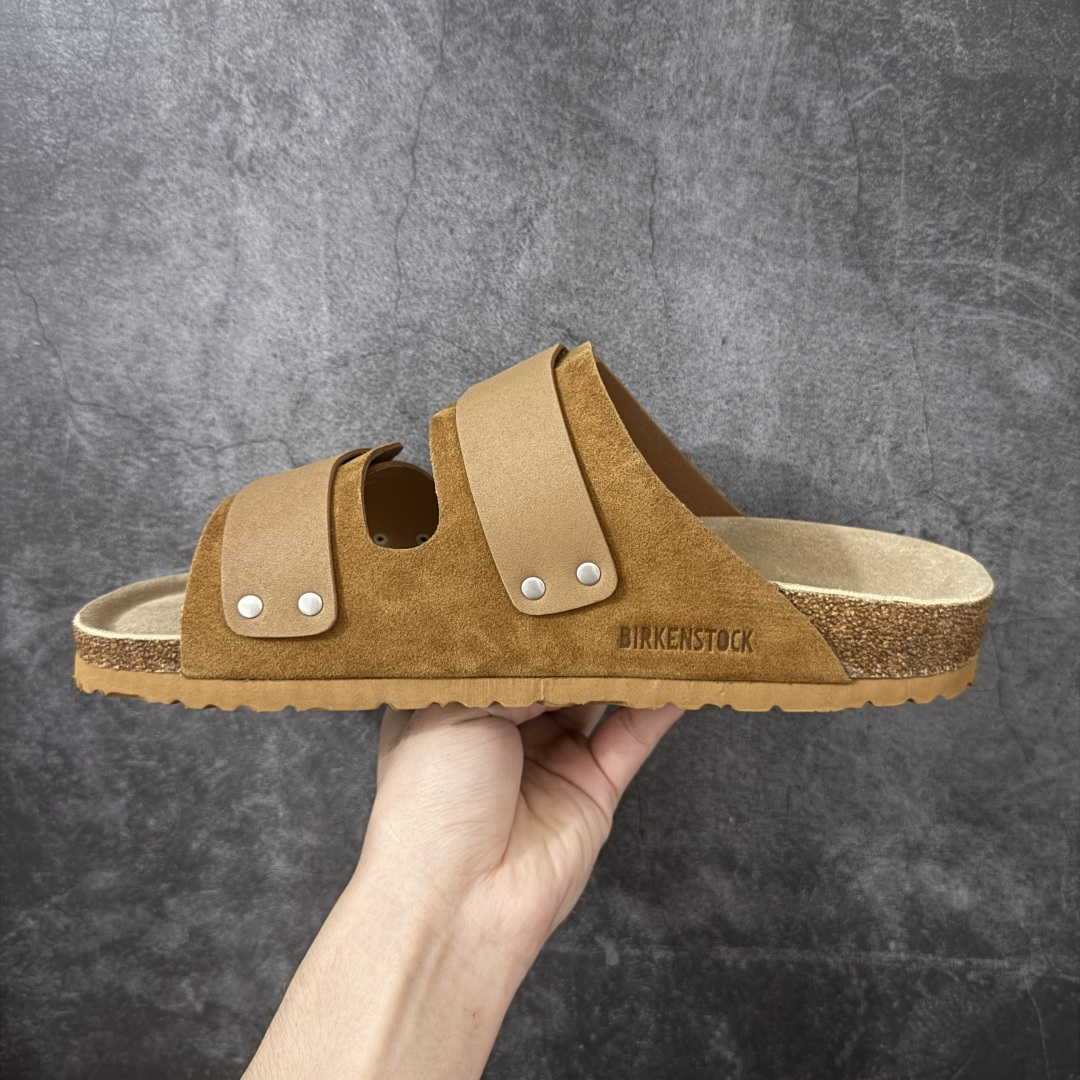 图片[2]-【莞顶G版】Birkenstock\\t 勃肯/博肯软木软底 休闲鞋半拖二字魔术贴拖鞋 咖色 品质升级版 市场最好品质 十年ZP代工厂老师傅工艺 纯手工打造原汁原味博肯 市场最强版 没有之一 尺码： 35-45-选品中心
