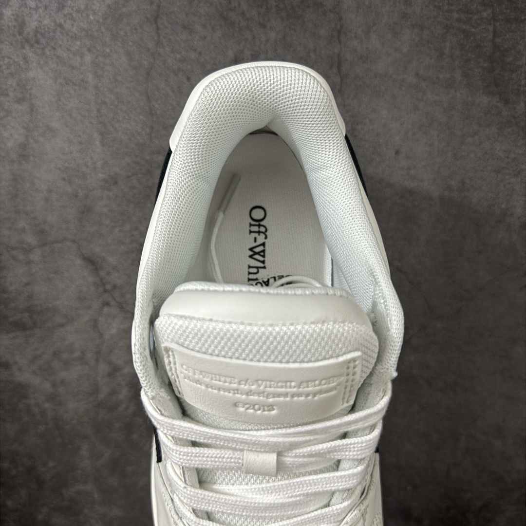 图片[8]-【原厂版】OFF-WHITE Out Of Office OW低帮时尚板鞋 白黑 全新版本 大厂出货 全头层软质皮料 质感满分💯 细节描述市场货 配件齐全 杨幂同款 由经典配色打造 箭头符号、ZipTie 标签、1ogo印花等经典元素皆在此呈现 让人一眼明了 Off-White 的潮流身份 单品以黑白配色皮质制成 饰有品牌标志性 zip Tie 束线带吊牌 侧面饰有 Arrows 图案 展现出品牌对街头风格的偏爱 原厂原档案开发 原盒原标原厂头层皮料 官方原版设计 做工细节全方位对比原鞋 尺码：35 36 37 38 39 40 41 42 43 44 45 46 47-选品中心