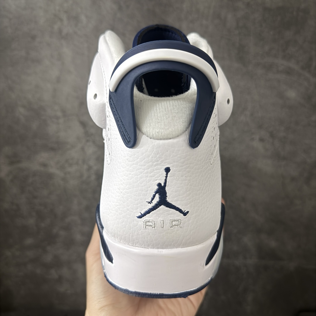 图片[4]-【原厂版本】Air Jordan AJ6 Retro 白蓝 海军蓝 CT8529-141 耗时半年巨作 全套原纸板楦头开发 确保原汁原味 完美呈现六代版型 一比一鞋头弧度高度鞋身弧度 数据细节工艺流程均保持一致 定制优质皮料 完美鞋型匹配公司货 正确TPU鞋舌锁扣 最新原厂底模 大底卡色咬花完美 鞋柜必备鞋款 终端现货供应 尺码：40 40.5 41 42 42.5 43 44 44.5 45 46 47.5-选品中心