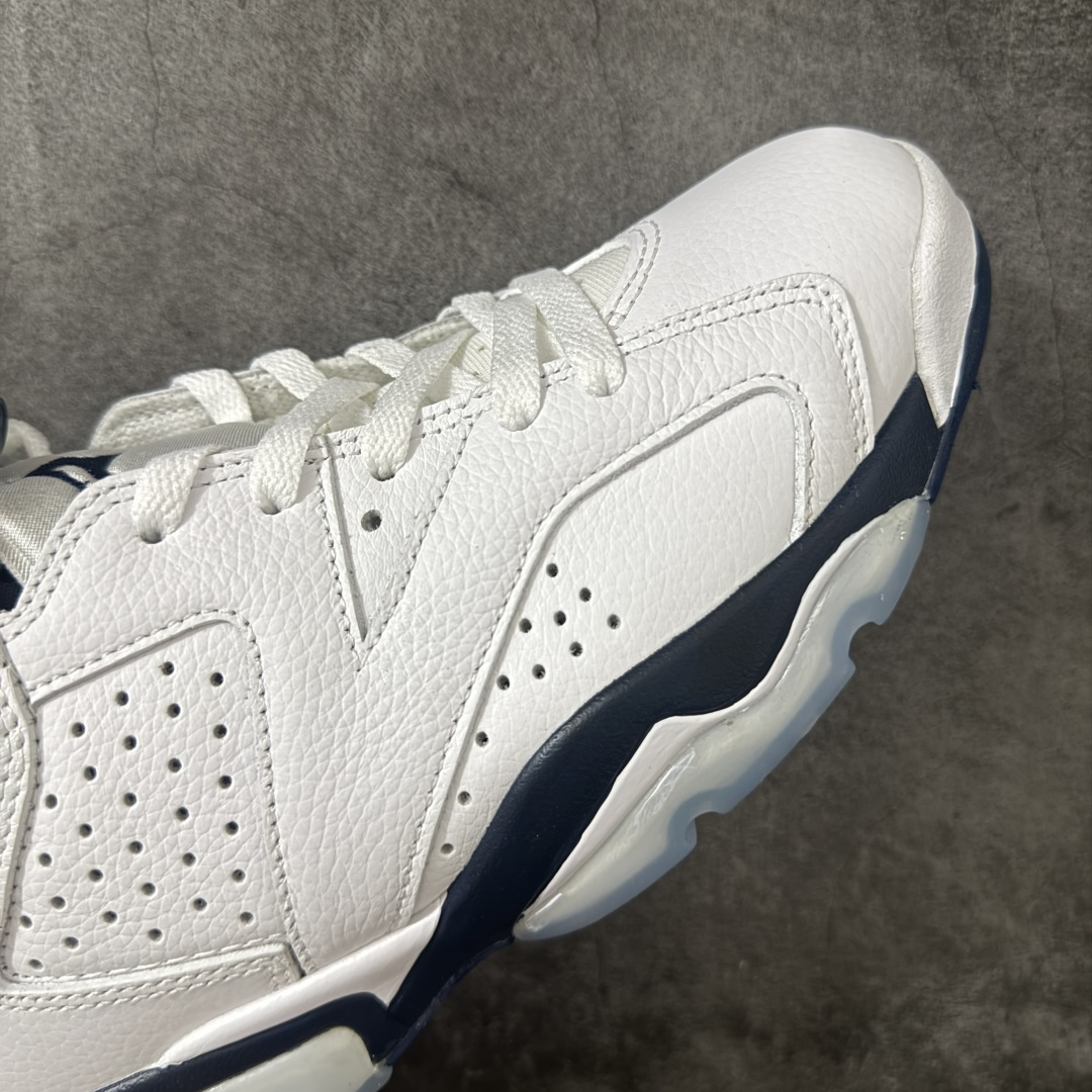 图片[6]-【原厂版本】Air Jordan AJ6 Retro 白蓝 海军蓝 CT8529-141 耗时半年巨作 全套原纸板楦头开发 确保原汁原味 完美呈现六代版型 一比一鞋头弧度高度鞋身弧度 数据细节工艺流程均保持一致 定制优质皮料 完美鞋型匹配公司货 正确TPU鞋舌锁扣 最新原厂底模 大底卡色咬花完美 鞋柜必备鞋款 终端现货供应 尺码：40 40.5 41 42 42.5 43 44 44.5 45 46 47.5-选品中心