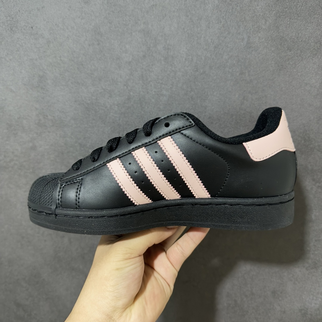 图片[2]-【GX纯原】Ad Originals Superstar II 防滑耐磨 低帮贝壳头板鞋 同步官方配色，全新升级鞋型更，贴合脚型，标志性贝壳头+三条杠设计，复古又百搭，从60年代火到现在不是没道理 货号：JH9977 尺码：35 36 36.5 37 38 38.5 39 40 编码：X10B200210-选品中心