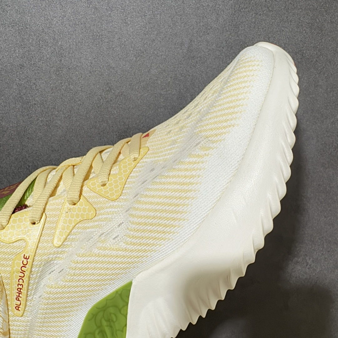 图片[8]-【公司级】adidas AlphaBounce Beyond 舒适 低帮 休闲跑步鞋 男女同款 CG4369 Bounce中底，回弹buff拉满，Bounce中底带来持续能量反馈，落地软弹不卸力，每一步都像踩在云朵上，跑跳、久走都不累脚。 一体织透气网布，兼顾包裹性与透气性，告别闷汗黏脚，脚感轻盈到几乎“无负担”。 波浪纹橡胶大底，抓地力拉满，耐磨防滑，无论是柏油路还是湿滑地面，都能稳步前行。 尺码：36 36.5 37 38 38.5 39 40 40.5 41 42 42.5 43 44 44.5 45-选品中心