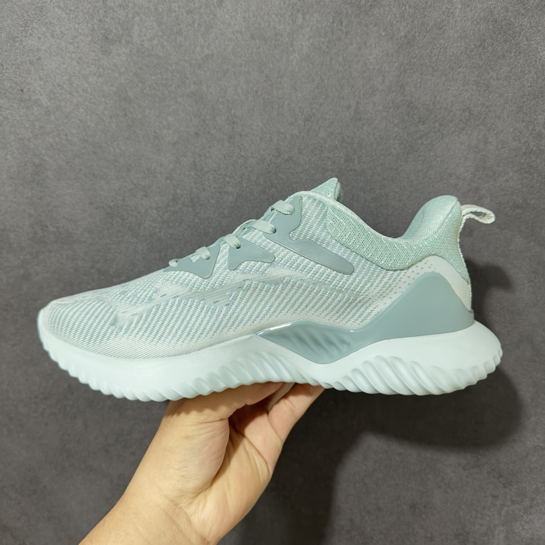图片[2]-【公司级】adidas AlphaBounce Beyond 舒适 低帮 休闲跑步鞋 男女同款 CG4368 Bounce中底，回弹buff拉满，Bounce中底带来持续能量反馈，落地软弹不卸力，每一步都像踩在云朵上，跑跳、久走都不累脚。 一体织透气网布，兼顾包裹性与透气性，告别闷汗黏脚，脚感轻盈到几乎“无负担”。 波浪纹橡胶大底，抓地力拉满，耐磨防滑，无论是柏油路还是湿滑地面，都能稳步前行。 尺码：36 36.5 37 38 38.5 39 40 40.5 41 42 42.5 43 44 44.5 45-选品中心