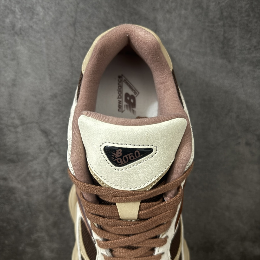 图片[8]-【纯原版】 New Balance NB9060 联名款 复古休闲运动慢跑鞋 U90603O7 全套原楦原纸板原厂数据开发 进口三明治网面 原装进口翻毛皮料正确绒感卡色 正确中底拉帮中底网布细节 原厂标裁 带紫光防伪 定制后跟透明水晶模块 冲裁组合 大底贴合程度胶水上色把控完美 整洁度挑战全网艺术家 多道序QC把关品质完善 匠心打造 耗时两个月开发完成 工艺极其复杂难度可想而知 新开独立私模大底 全网唯一正确六层组合大底 高端零售专供产物 尺码：36 37 37.5 38 38.5 39 40 40.5 41 42 42.5 43 44 45 46.5-选品中心