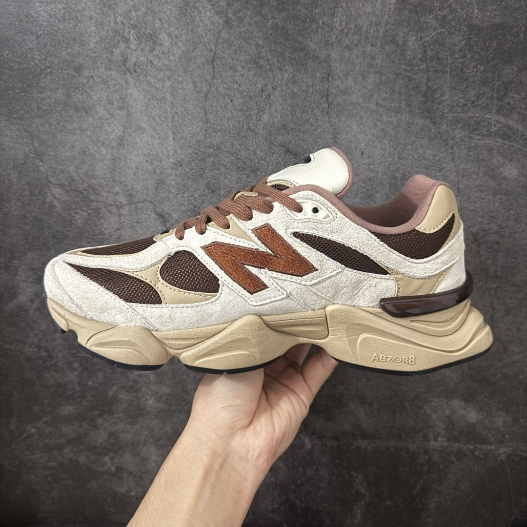 图片[2]-【纯原版】 New Balance NB9060 联名款 复古休闲运动慢跑鞋 U90603O7 全套原楦原纸板原厂数据开发 进口三明治网面 原装进口翻毛皮料正确绒感卡色 正确中底拉帮中底网布细节 原厂标裁 带紫光防伪 定制后跟透明水晶模块 冲裁组合 大底贴合程度胶水上色把控完美 整洁度挑战全网艺术家 多道序QC把关品质完善 匠心打造 耗时两个月开发完成 工艺极其复杂难度可想而知 新开独立私模大底 全网唯一正确六层组合大底 高端零售专供产物 尺码：36 37 37.5 38 38.5 39 40 40.5 41 42 42.5 43 44 45 46.5-选品中心