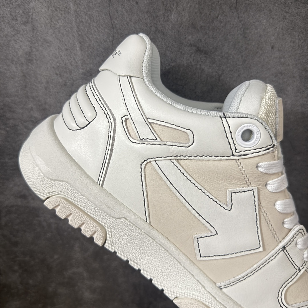 图片[7]-【纯原版】OFF-WHITE Out Of Office OW低帮时尚板鞋 白米 杨幂同款 由经典配色打造 箭头符号、ZipTie 标签、1ogo印花等经典元素皆在此呈现 让人一眼明了 Off-White 的潮流身份 单品以黑白配色皮质制成 饰有品牌标志性 zip Tie 束线带吊牌 侧面饰有 Arrows 图案 展现出品牌对街头风格的偏爱 原厂原档案开发 原盒原标原厂头层皮料 官方原版设计 做工细节全方位对比原鞋 尺码：36 37 38 39 40 41 42 43 44 45 46 47-选品中心
