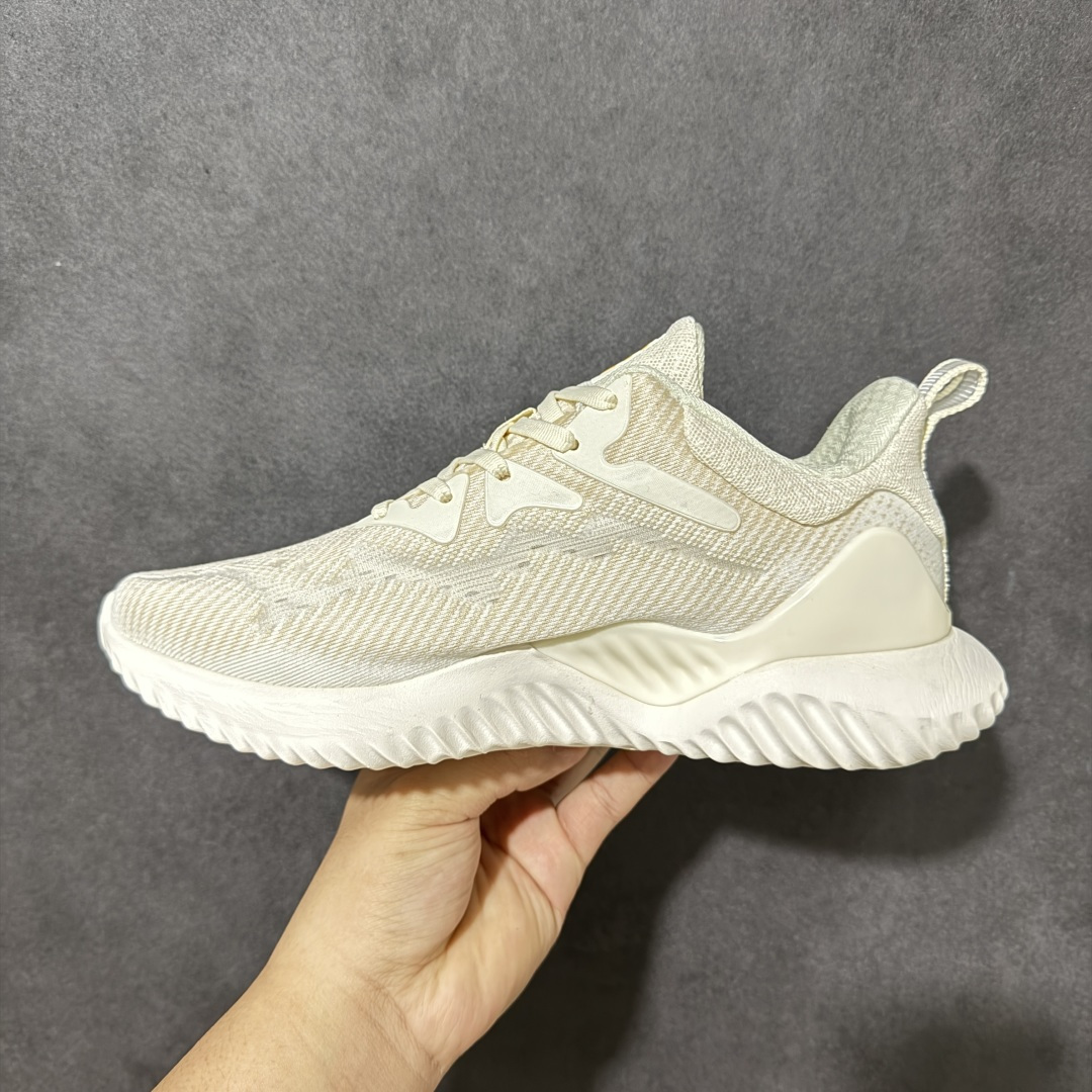 图片[2]-【公司级】adidas AlphaBounce Beyond 舒适 低帮 休闲跑步鞋 男女同款 CG4365 Bounce中底，回弹buff拉满，Bounce中底带来持续能量反馈，落地软弹不卸力，每一步都像踩在云朵上，跑跳、久走都不累脚。 一体织透气网布，兼顾包裹性与透气性，告别闷汗黏脚，脚感轻盈到几乎“无负担”。 波浪纹橡胶大底，抓地力拉满，耐磨防滑，无论是柏油路还是湿滑地面，都能稳步前行。 尺码：36 36.5 37 38 38.5 39 40 40.5 41 42 42.5 43 44 44.5 45-选品中心