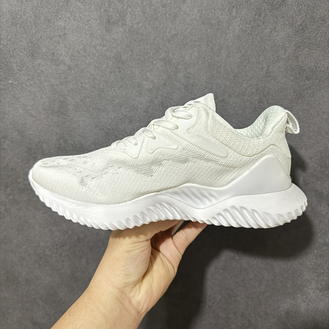 图片[2]-【公司级】adidas AlphaBounce Beyond 舒适 低帮 休闲跑步鞋 男女同款 CG4364 Bounce中底，回弹buff拉满，Bounce中底带来持续能量反馈，落地软弹不卸力，每一步都像踩在云朵上，跑跳、久走都不累脚。 一体织透气网布，兼顾包裹性与透气性，告别闷汗黏脚，脚感轻盈到几乎“无负担”。 波浪纹橡胶大底，抓地力拉满，耐磨防滑，无论是柏油路还是湿滑地面，都能稳步前行。 尺码：36 36.5 37 38 38.5 39 40 40.5 41 42 42.5 43 44 44.5 45-选品中心