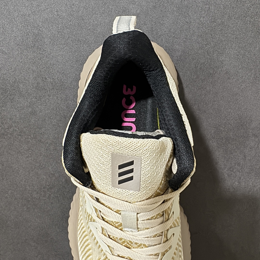图片[6]-【公司级】adidas AlphaBounce Beyond 舒适 低帮 休闲跑步鞋 男女同款 CG4367 Bounce中底，回弹buff拉满，Bounce中底带来持续能量反馈，落地软弹不卸力，每一步都像踩在云朵上，跑跳、久走都不累脚。 一体织透气网布，兼顾包裹性与透气性，告别闷汗黏脚，脚感轻盈到几乎“无负担”。 波浪纹橡胶大底，抓地力拉满，耐磨防滑，无论是柏油路还是湿滑地面，都能稳步前行。 尺码：36 36.5 37 38 38.5 39 40 40.5 41 42 42.5 43 44 44.5 45-选品中心