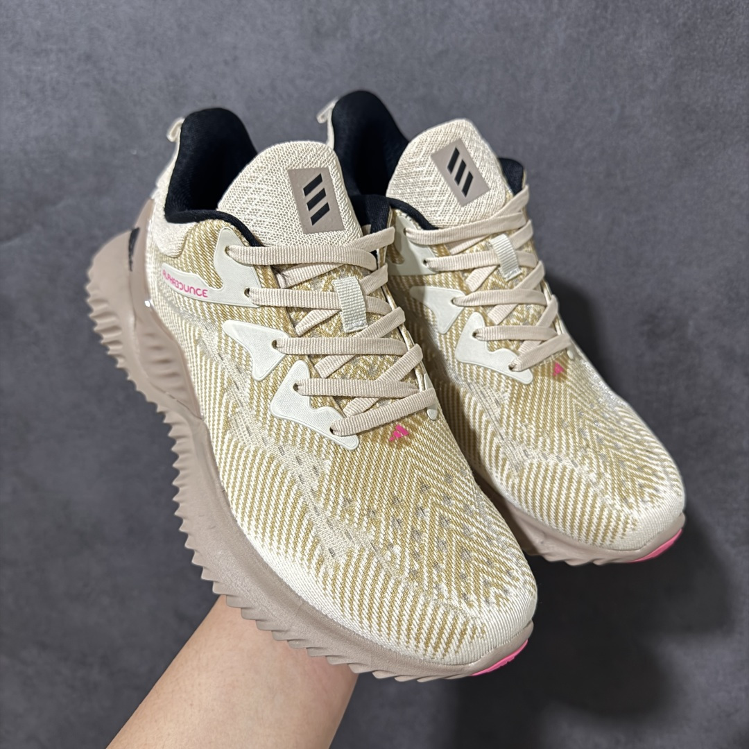 图片[9]-【公司级】adidas AlphaBounce Beyond 舒适 低帮 休闲跑步鞋 男女同款 Bounce中底，回弹buff拉满，Bounce中底带来持续能量反馈，落地软弹不卸力，每一步都像踩在云朵上，跑跳、久走都不累脚。 一体织透气网布，兼顾包裹性与透气性，告别闷汗黏脚，脚感轻盈到几乎“无负担”。 波浪纹橡胶大底，抓地力拉满，耐磨防滑，无论是柏油路还是湿滑地面，都能稳步前行。 尺码：36 36.5 37 38 38.5 39 40 40.5 41 42 42.5 43 44 44.5 45-选品中心