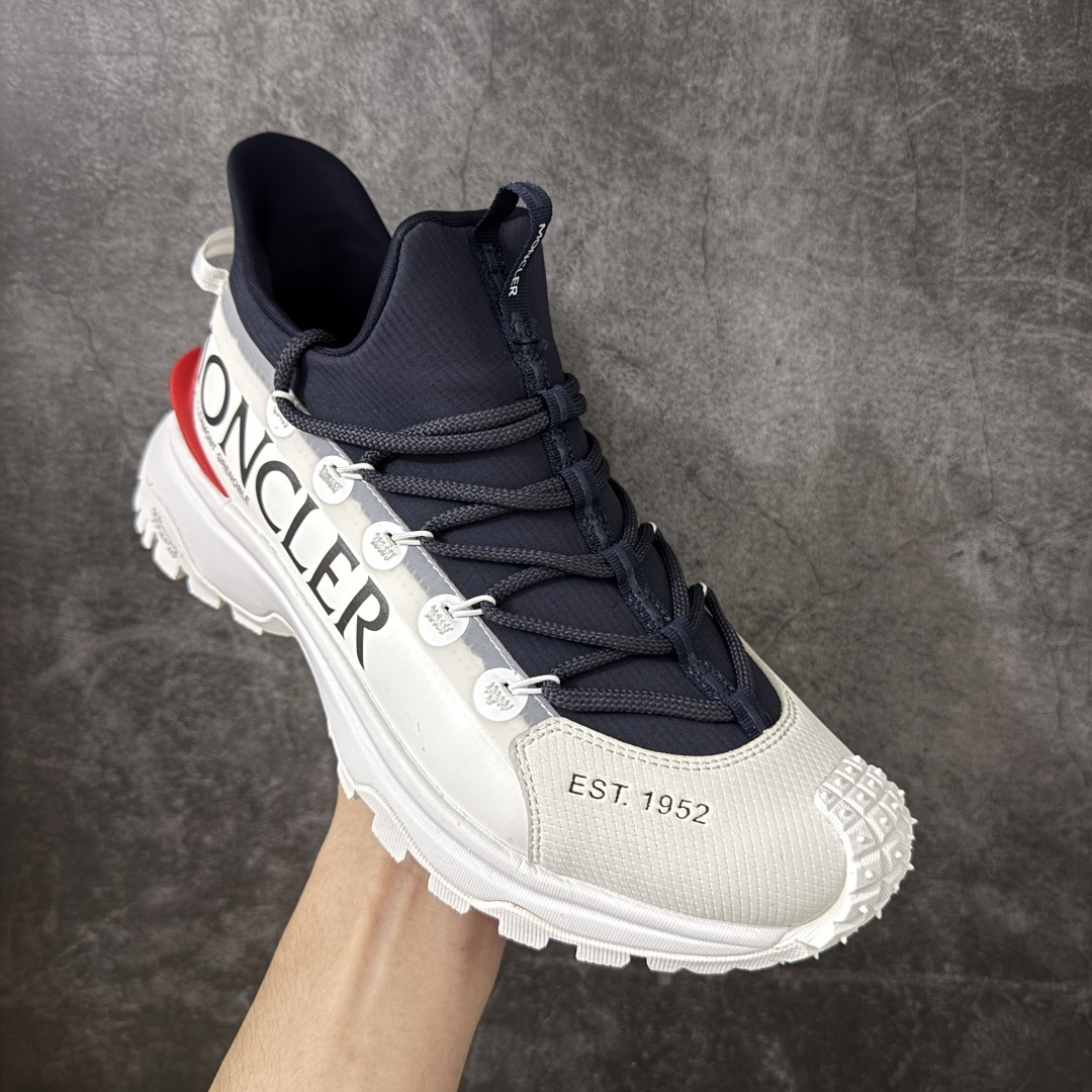 图片[3]-【纯原OK版本】Moncler 盟可睐/蒙口 Trailgrip GTX 抗撕裂材质山地户外鞋 鞋身采用Cordura防撕裂尼龙/Gore-Tex防水材质 中底内置全掌碳板 支撑性能拉满 侧边3M反光带 #大底采用RB MD 碳板 TPU 五层分离组合 鞋底搭载Vibram外底提供超强的抓地力和防滑性能 原装大盒包装 内赠Moncler徽章防层袋一副 尺码：36 36.5 37.5 38 38.5 39 40 40.5 41 42 42.5 43 44 44.5 45 46-选品中心