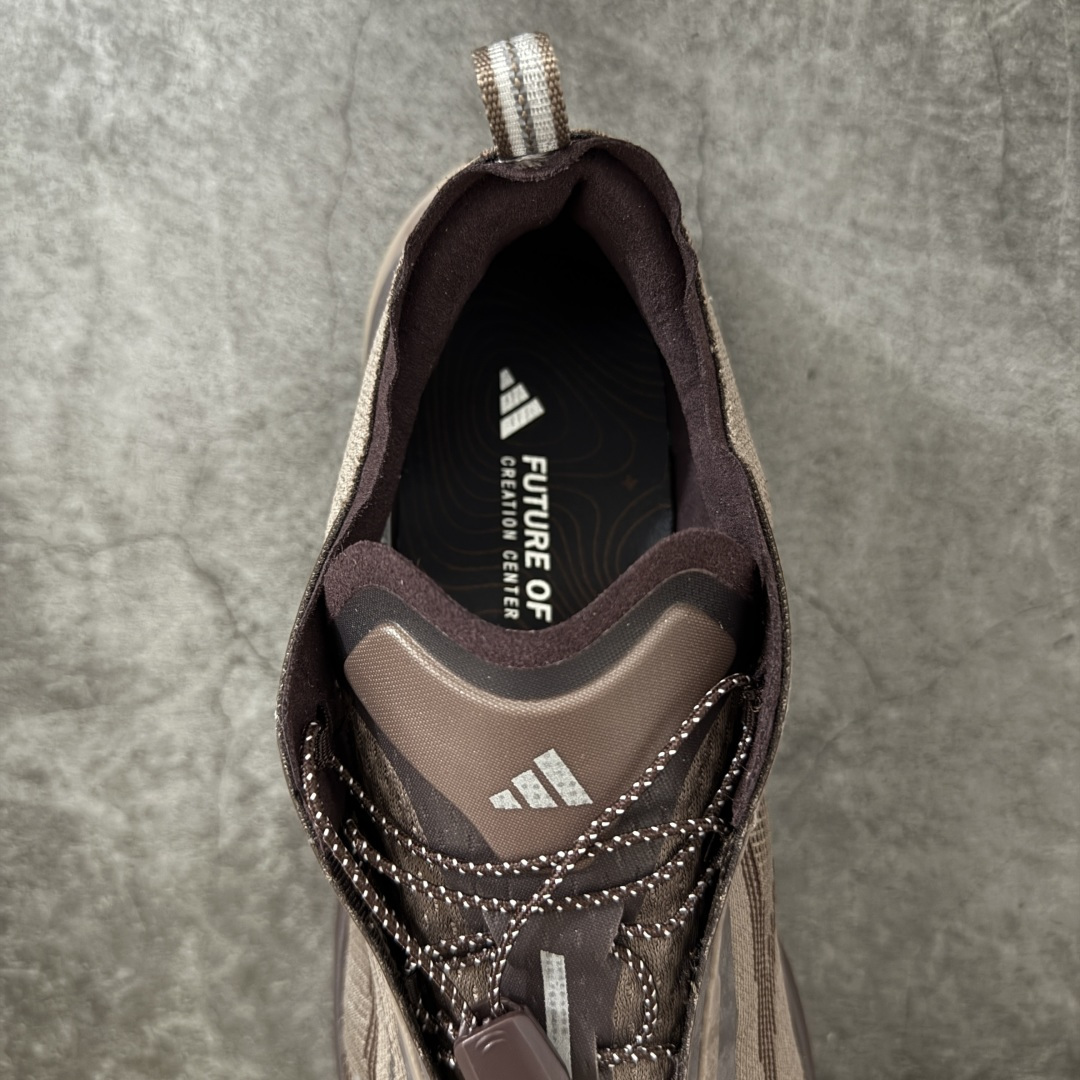 图片[8]-【公司级】adidas HOLO PEAK 舒适贴合 户外越野跑鞋 男女同款 棕色 KI1522 顶级纯原 原鞋私模1：1开发 抽绳绑带设计，黑武士款机能感拉满，Lightstrike Pro中底踩出硬核气场，暗黑美学直接封神；黑武士款通透网面+流线型设计，清爽又轻盈，穿搭脚感全拿捏；大地咖款复古氛围感拉满，马牌大底防滑耐磨，抓地力超稳，软弹中底适合长时间步行越野不累脚，超高颜值 百搭各种风格！ 尺码：36-45含半码-选品中心