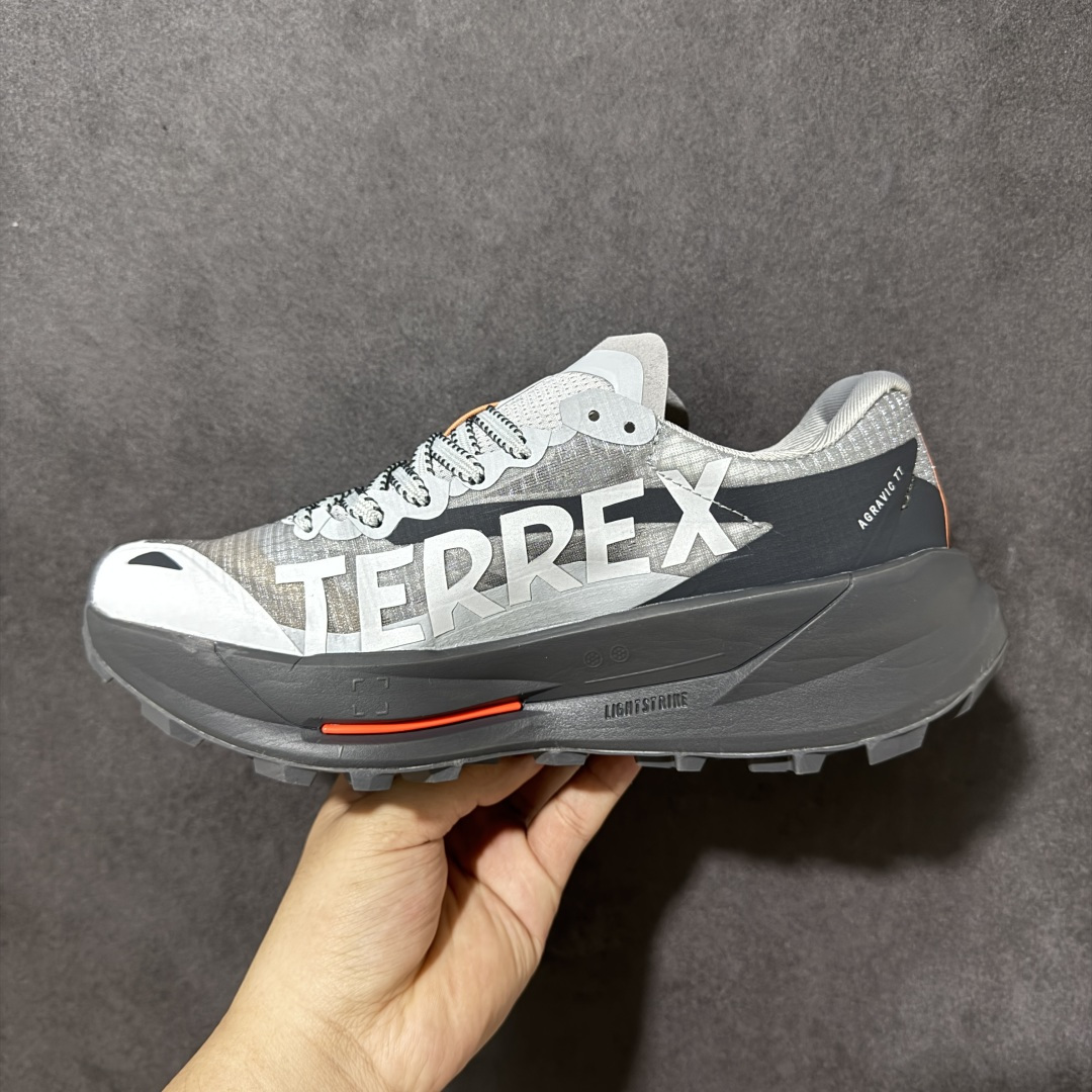 图片[2]-【公司级】Adidas Terrex Agravic TT 阿迪达斯 系带缓震轻质 舒适百搭 低帮马拉松运动跑步鞋 货号：JS3518 尺码：40 40.5 41 42 42.5 43 44 45-选品中心