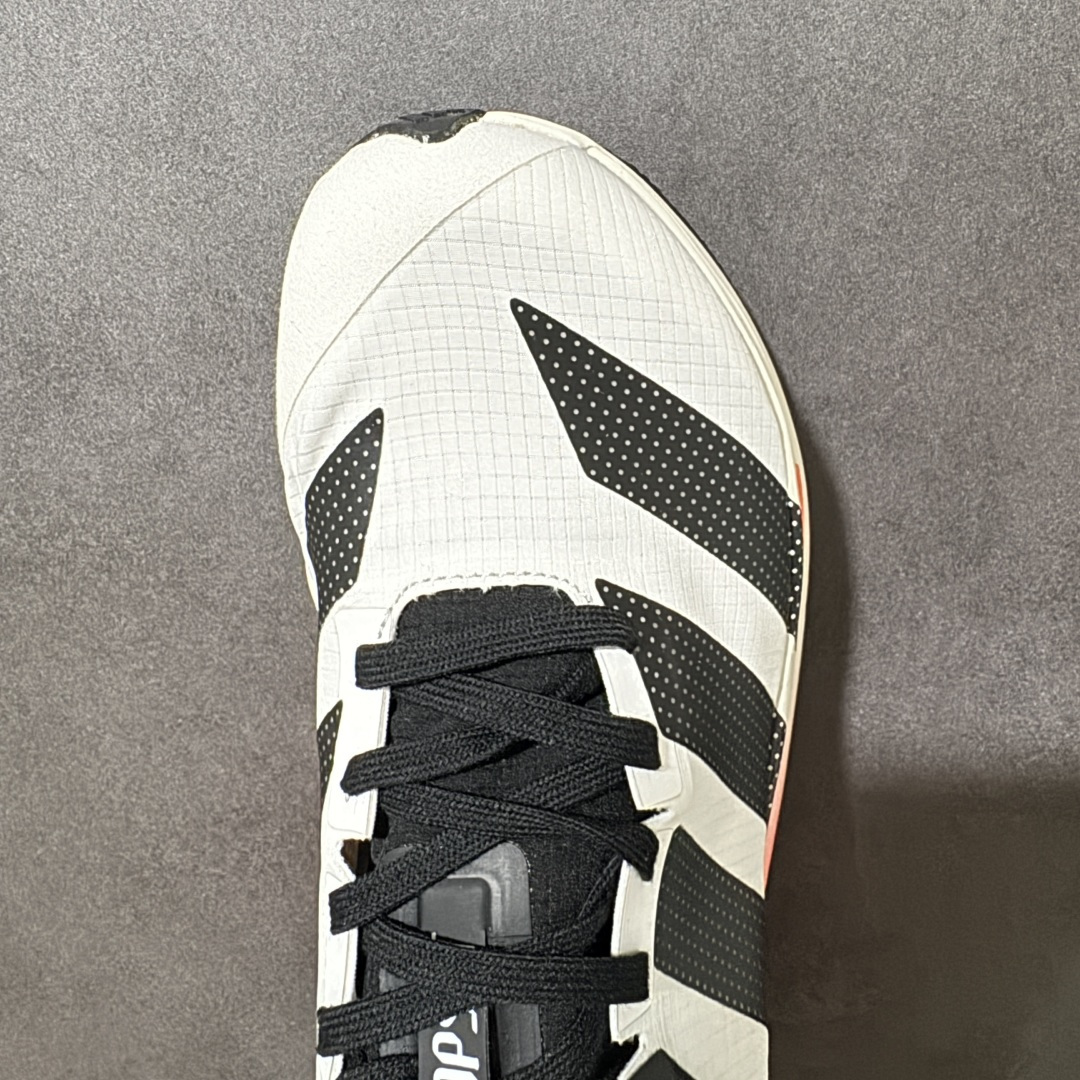图片[5]-【公司级】Adidas Adizero Dropset Elite 阿迪达斯 舒适贴合 Hyrox 马拉松训练跑步鞋 整体采用前作的设计语言 并且对后者的细节进行升级 马拉松和长距离路跑的性能极限设计而生 货号：LA6218 尺码：40 41 42 43 44 45-选品中心