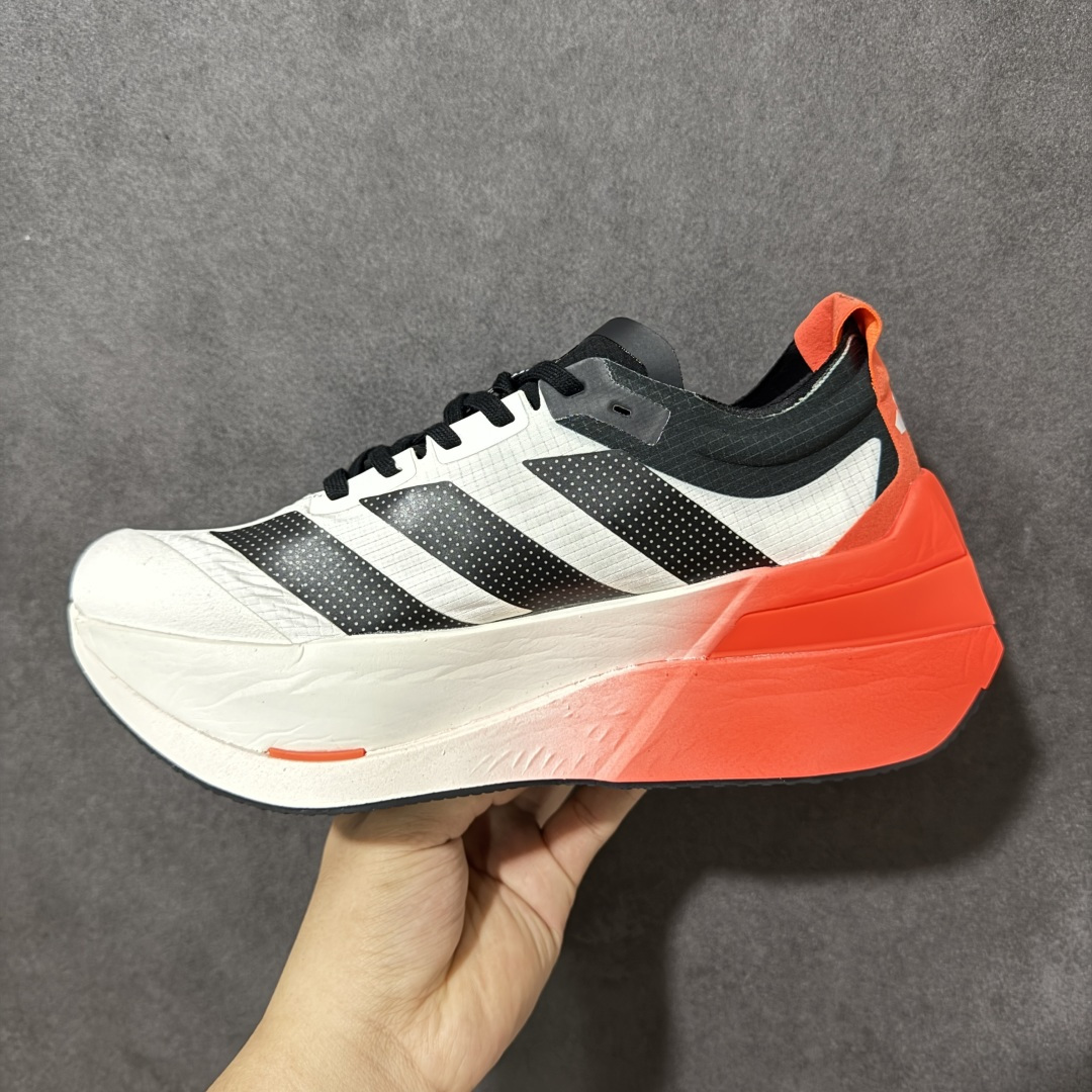 图片[2]-【公司级】Adidas Adizero Dropset Elite 阿迪达斯 舒适贴合 Hyrox 马拉松训练跑步鞋 整体采用前作的设计语言 并且对后者的细节进行升级 马拉松和长距离路跑的性能极限设计而生 货号：LA6218 尺码：40 41 42 43 44 45-选品中心
