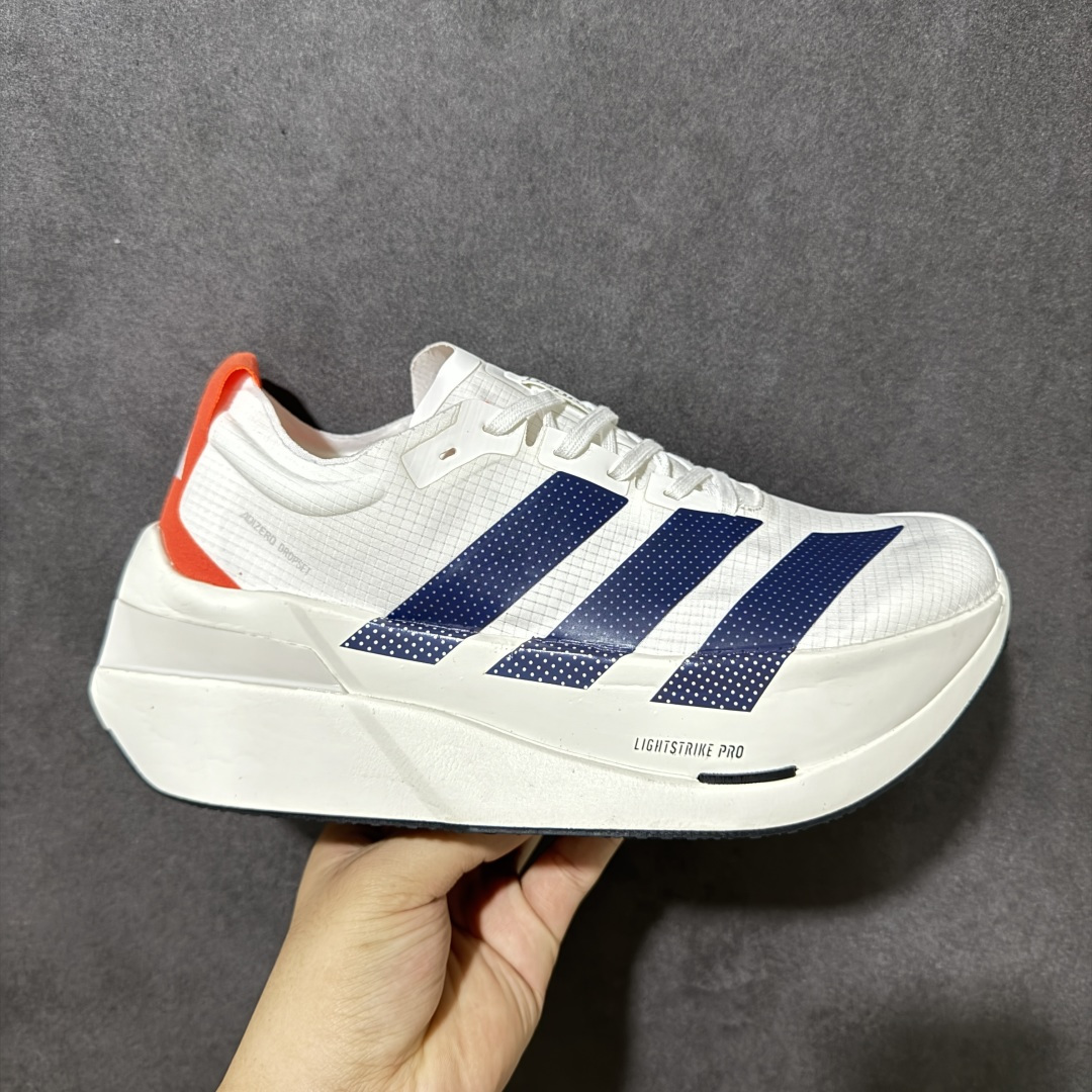 【公司级】Adidas Adizero Dropset Elite 阿迪达斯 舒适贴合 Hyrox 马拉松训练跑步鞋 整体采用前作的设计语言 并且对后者的细节进行升级 马拉松和长距离路跑的性能极限设计而生 货号:LA6215 尺码:40 41 42 43 44 45-选品中心